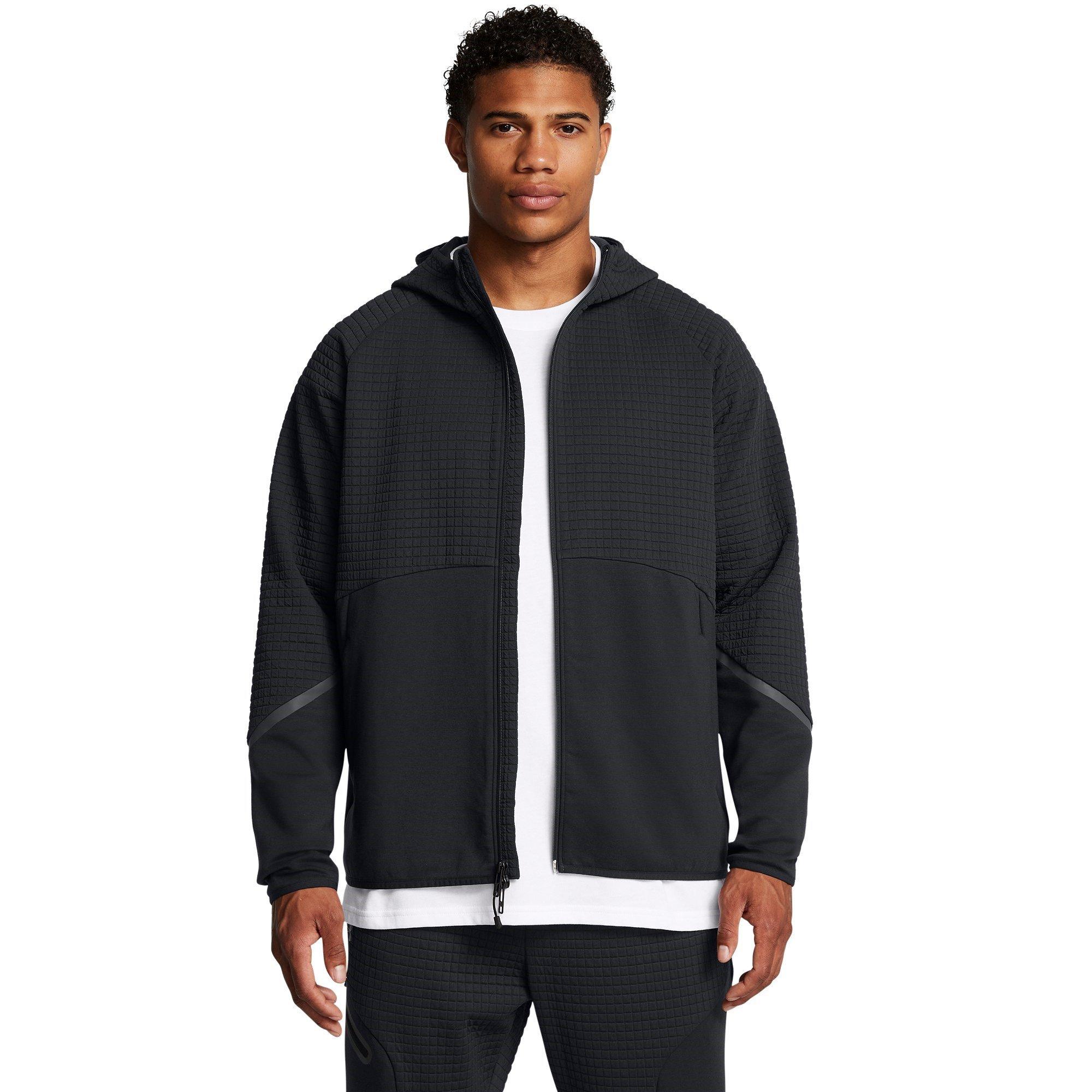 Black - Under Armour - Men's Unstoppable Zip Hoodie - 3