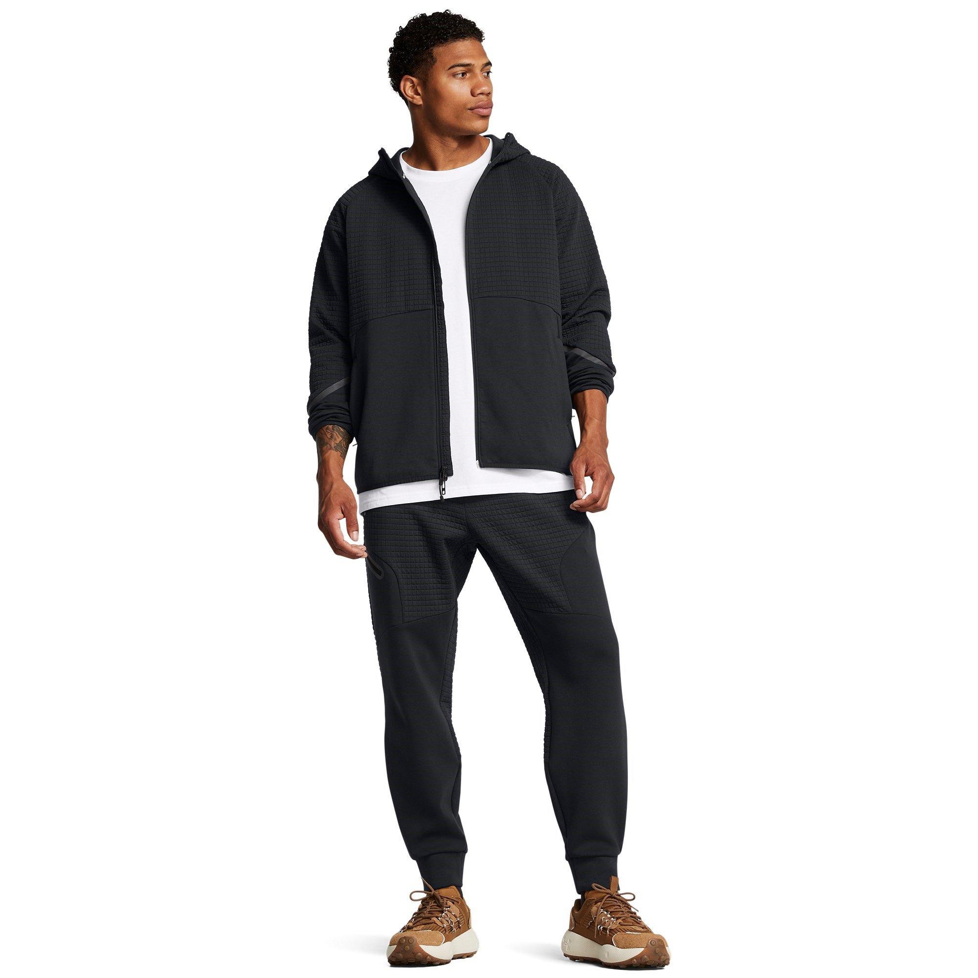 Black - Under Armour - Men's Unstoppable Zip Hoodie - 5
