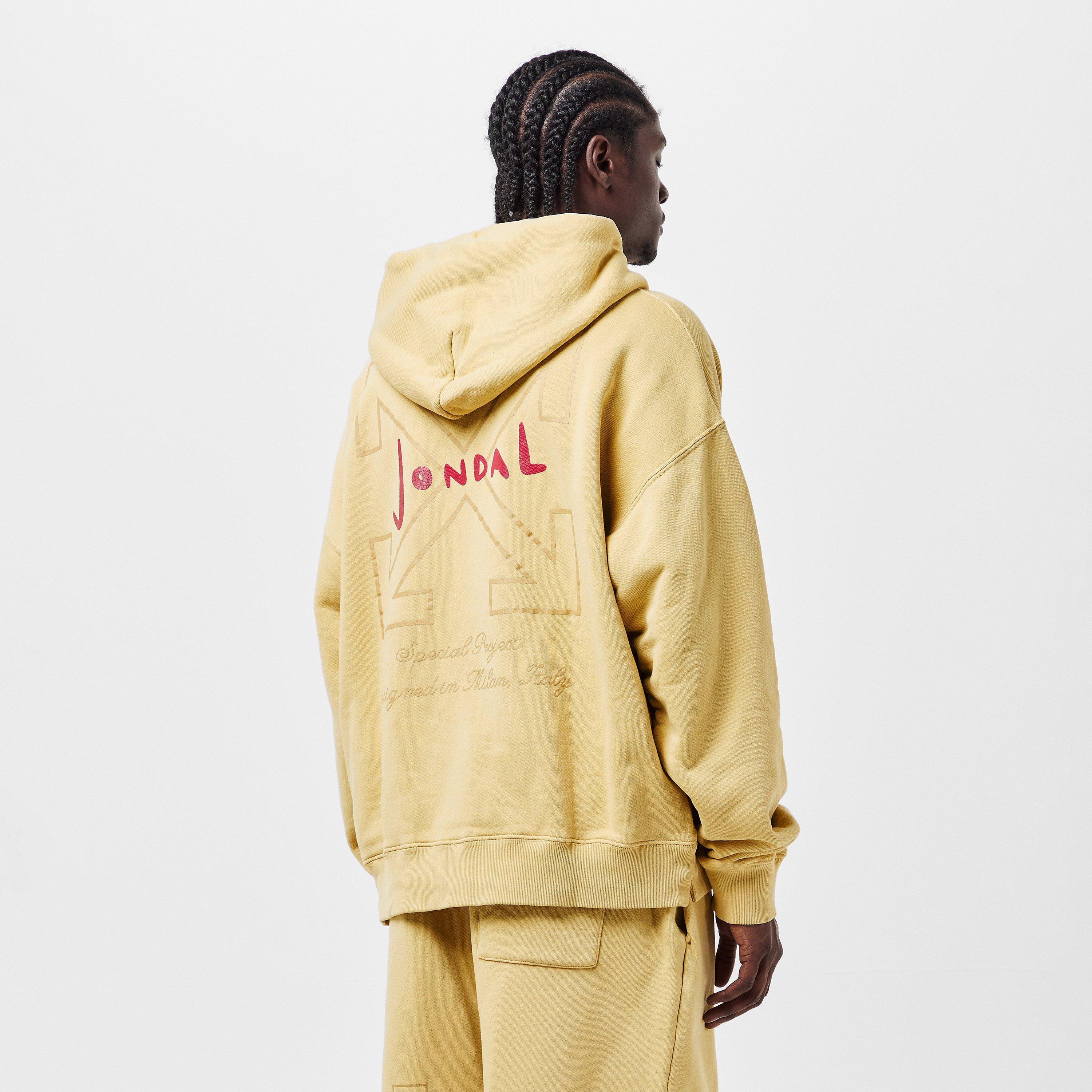 Beige/Red - Off White - Men's Hoodie - 4