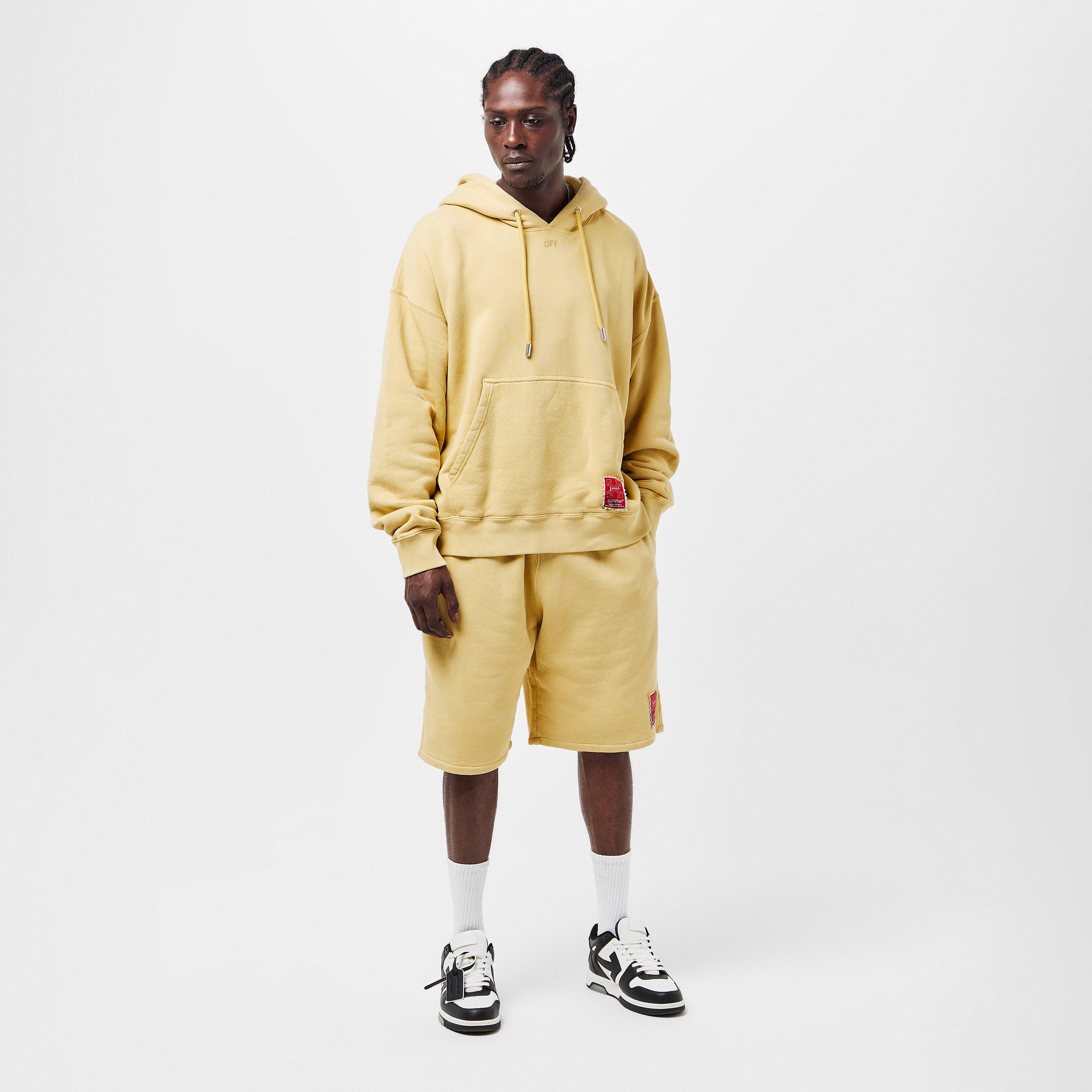 Beige/Red - Off White - Men's Hoodie - 6