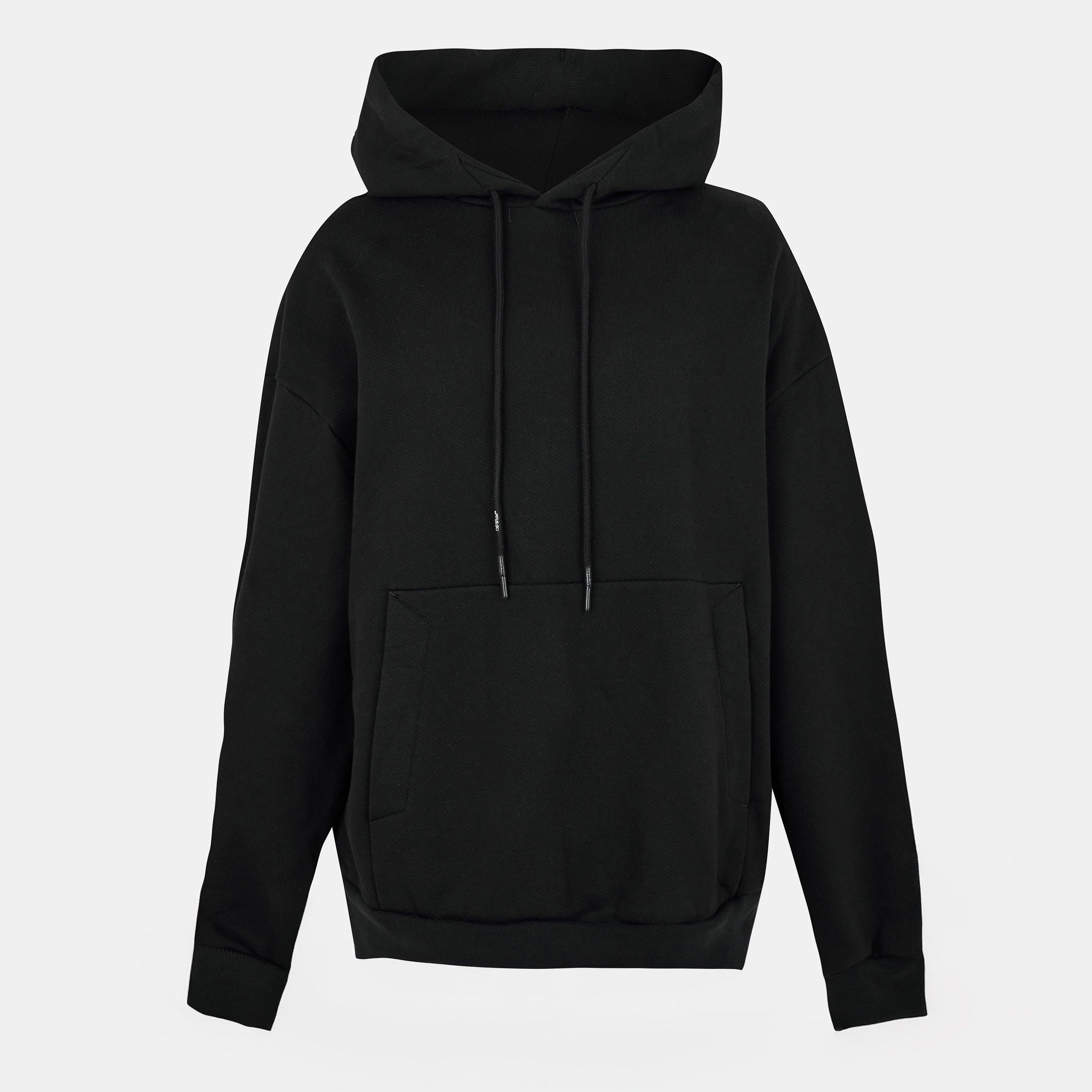 Black - Off White - Men's Hoodie - 1