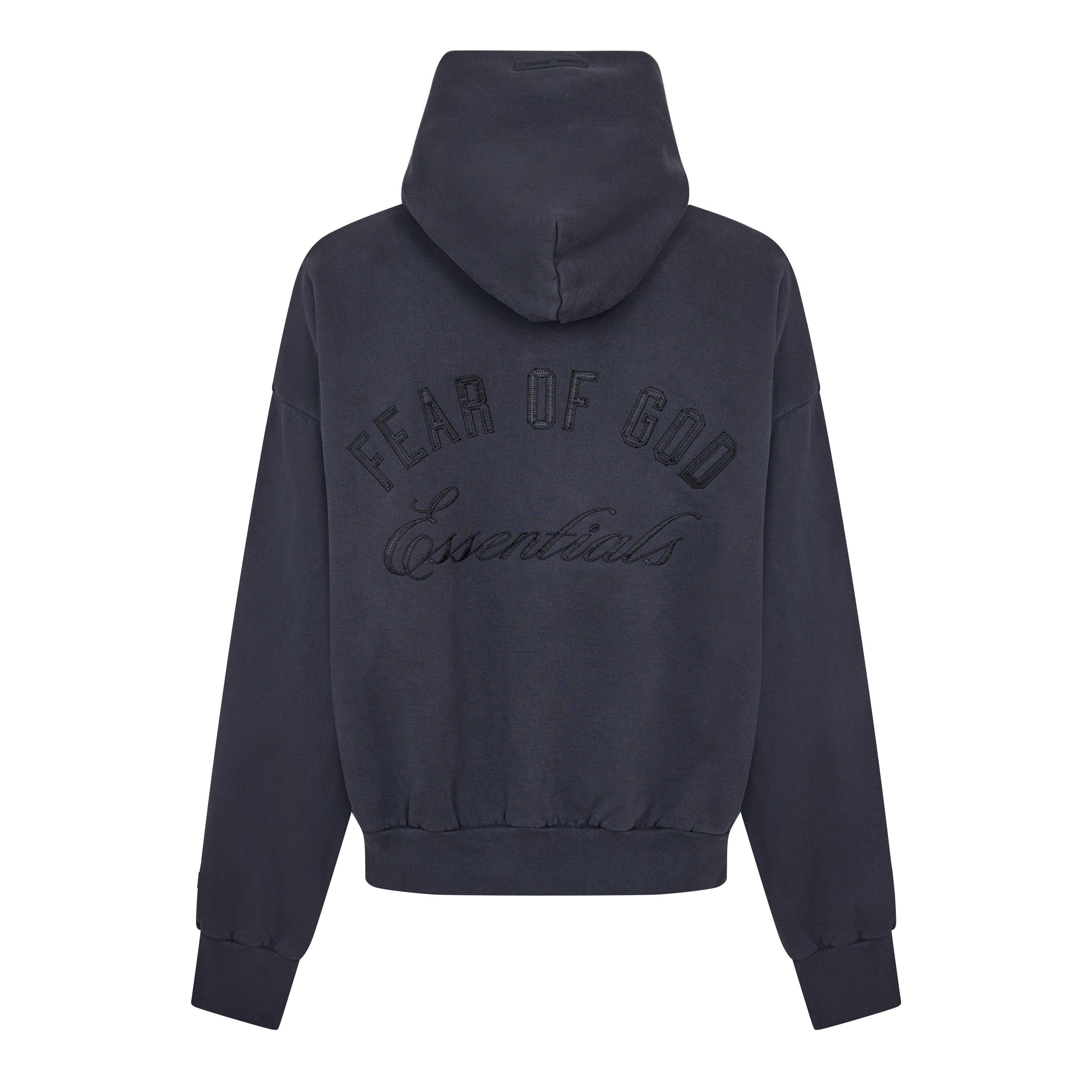 Vintage Black - Fear Of God Essentials - FGE Script Zip Sn62 - 2