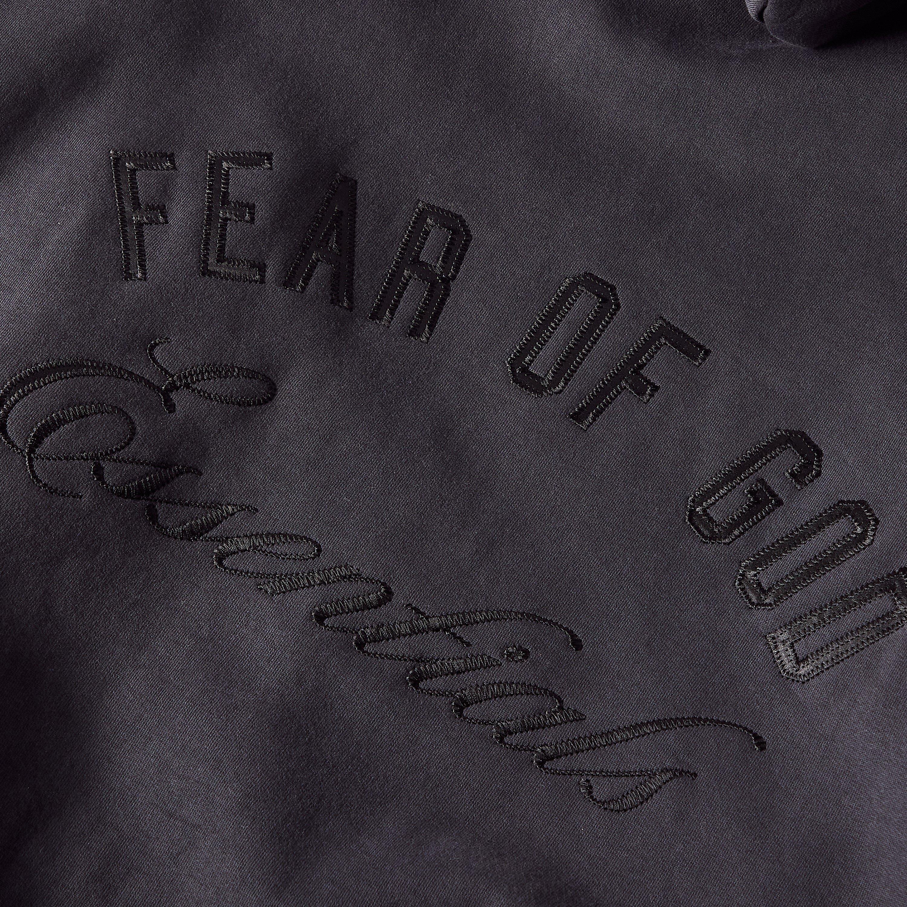 Vintage Black - Fear Of God Essentials - FGE Script Zip Sn62 - 3