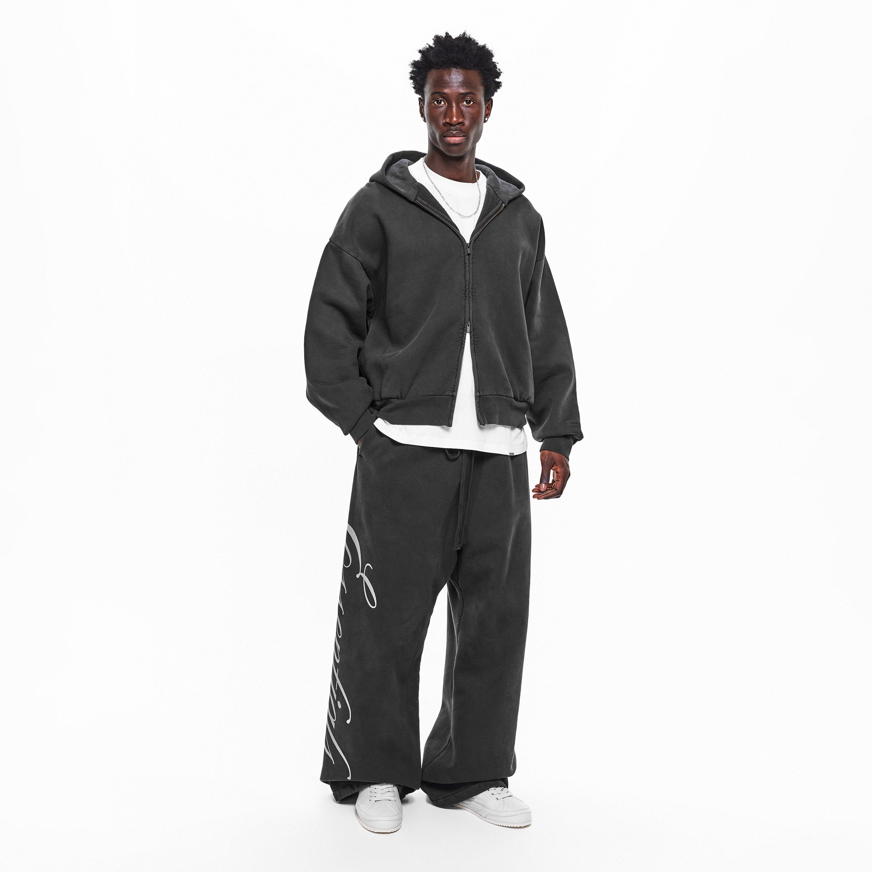 Vintage Black - Fear Of God Essentials - Men's Zip Hoodie - 6