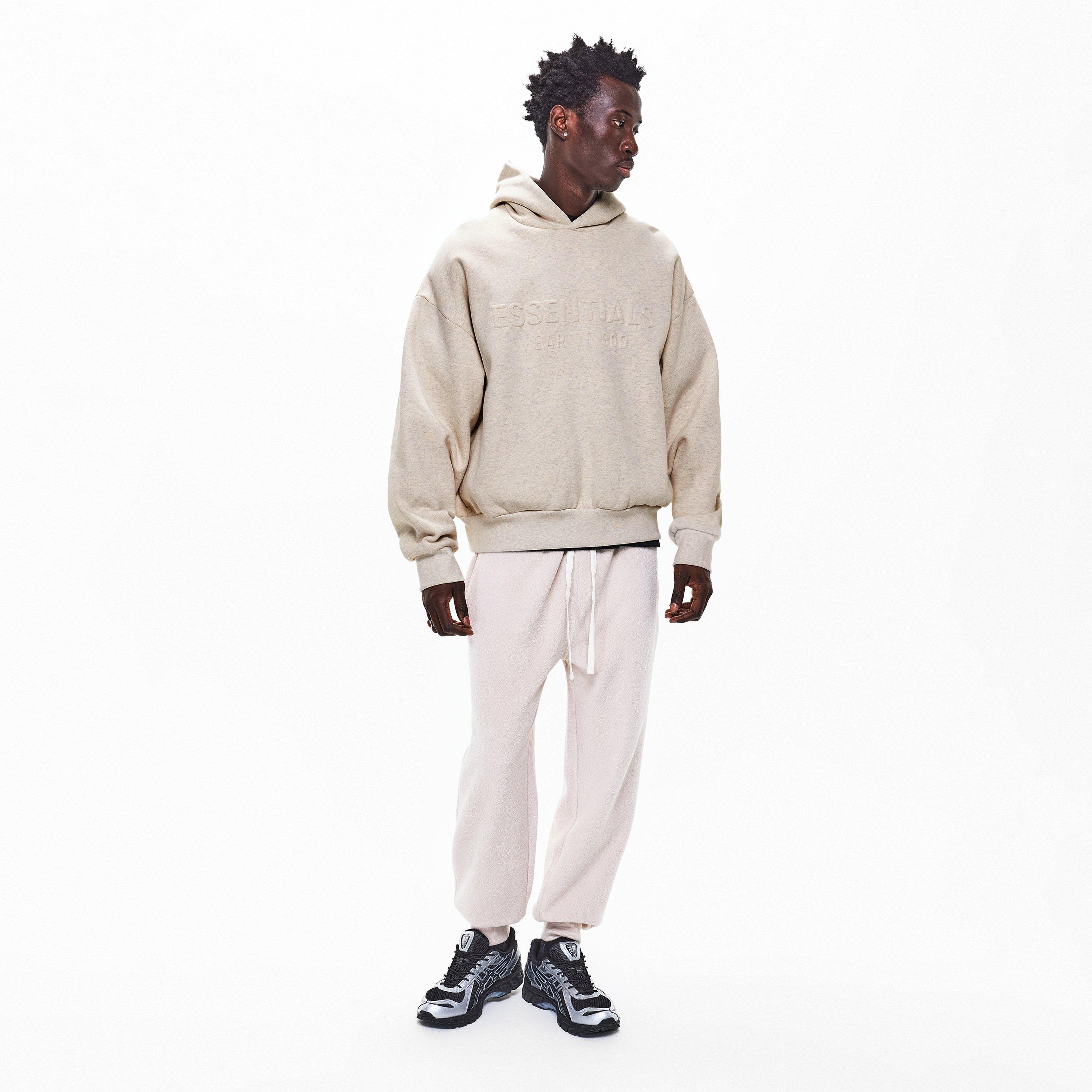 Oatmeal Heath - Fear Of God Essentials - Men's Overhead Hoodie - 6