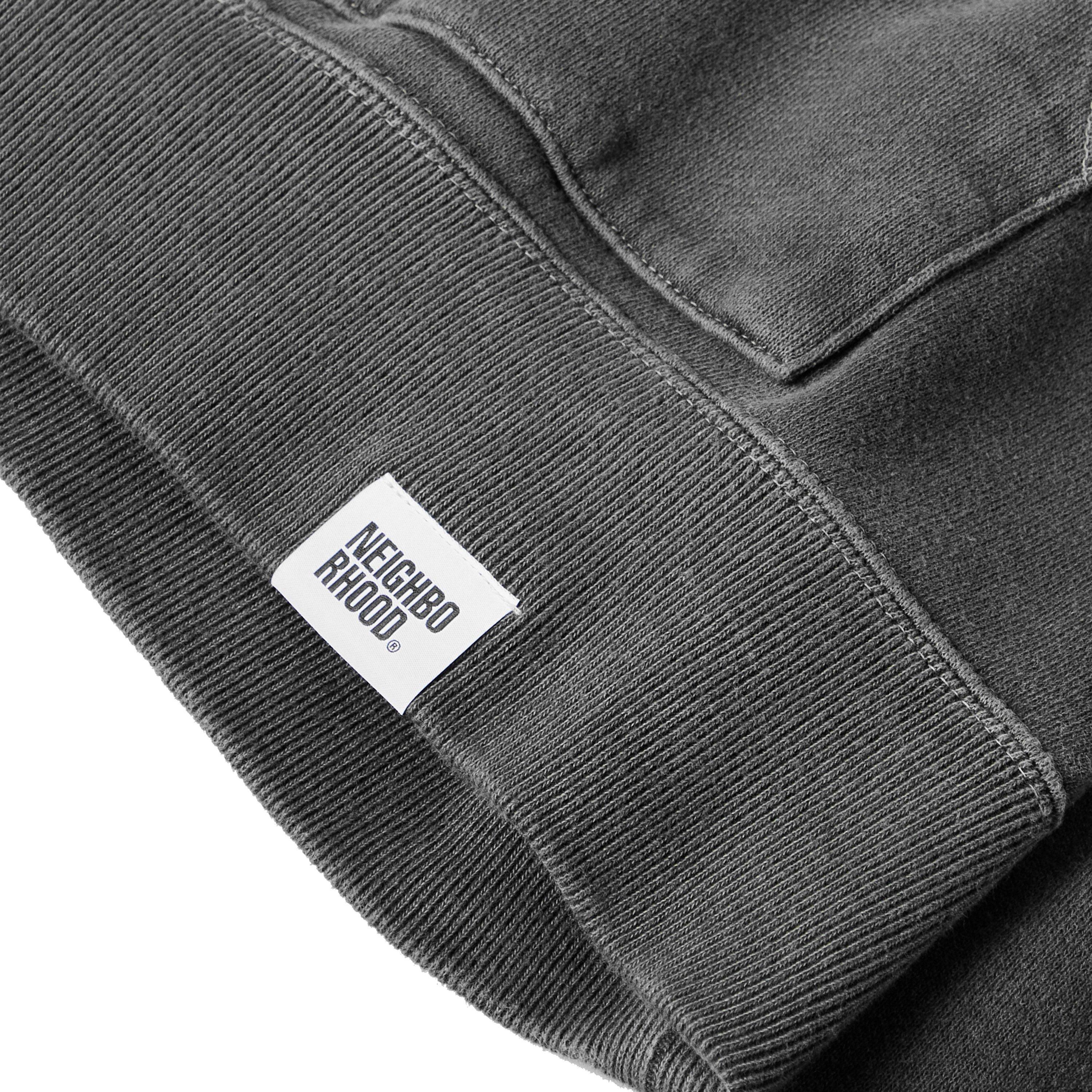 Black - Neighborhood - Men's Pigment Dye Over the Head Hoodie - 5