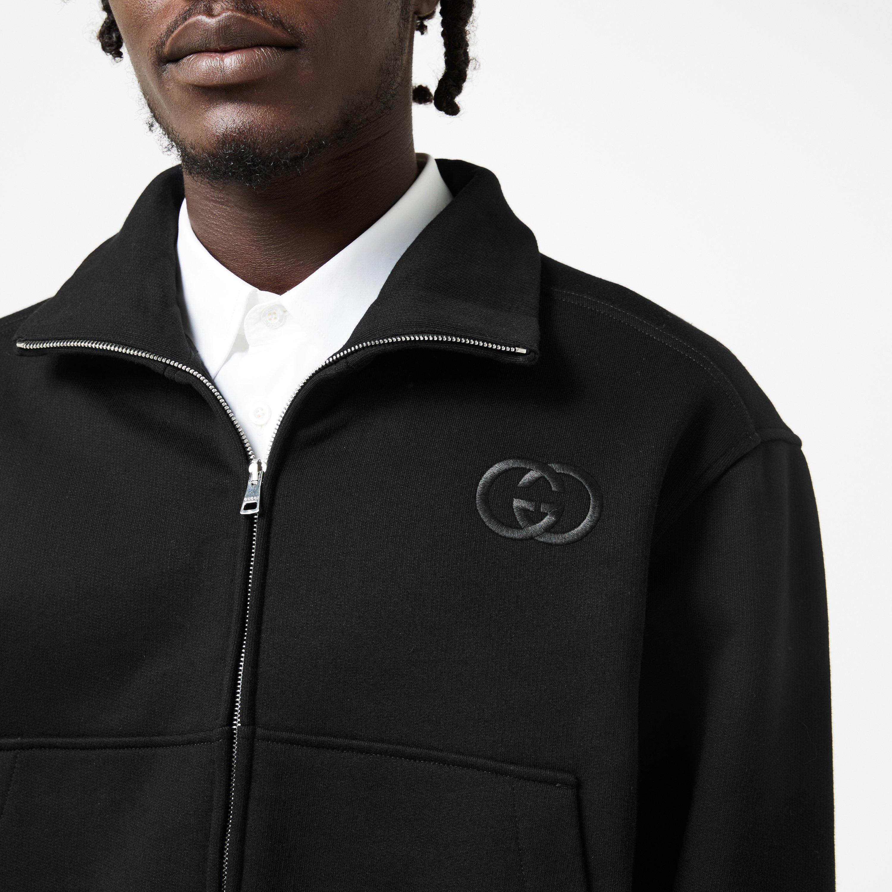 Black - Gucci - Men's Zip Hoodie - 5