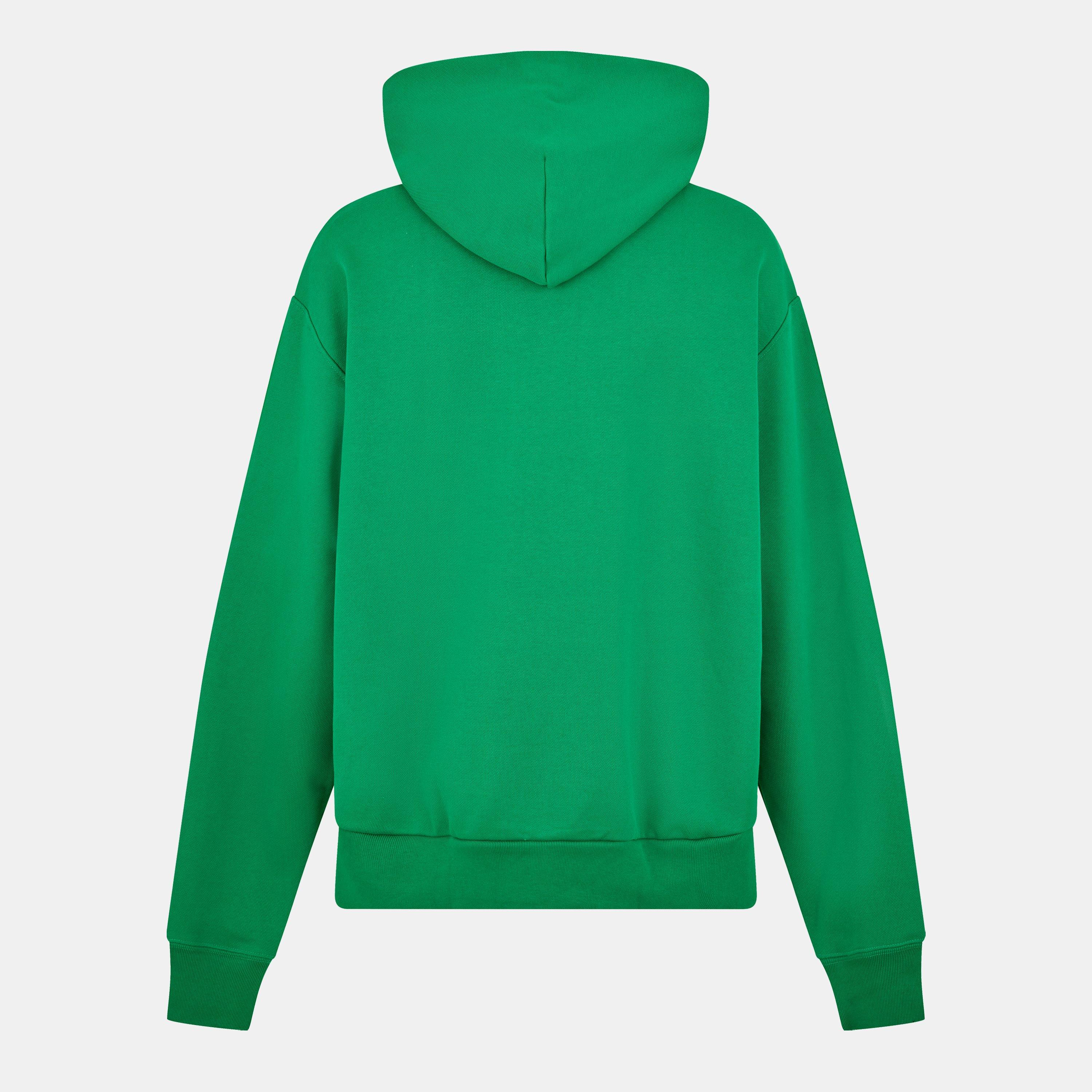 Green - adidas Originals - Unisex Adults Basics Pull Over Hoodie - 2