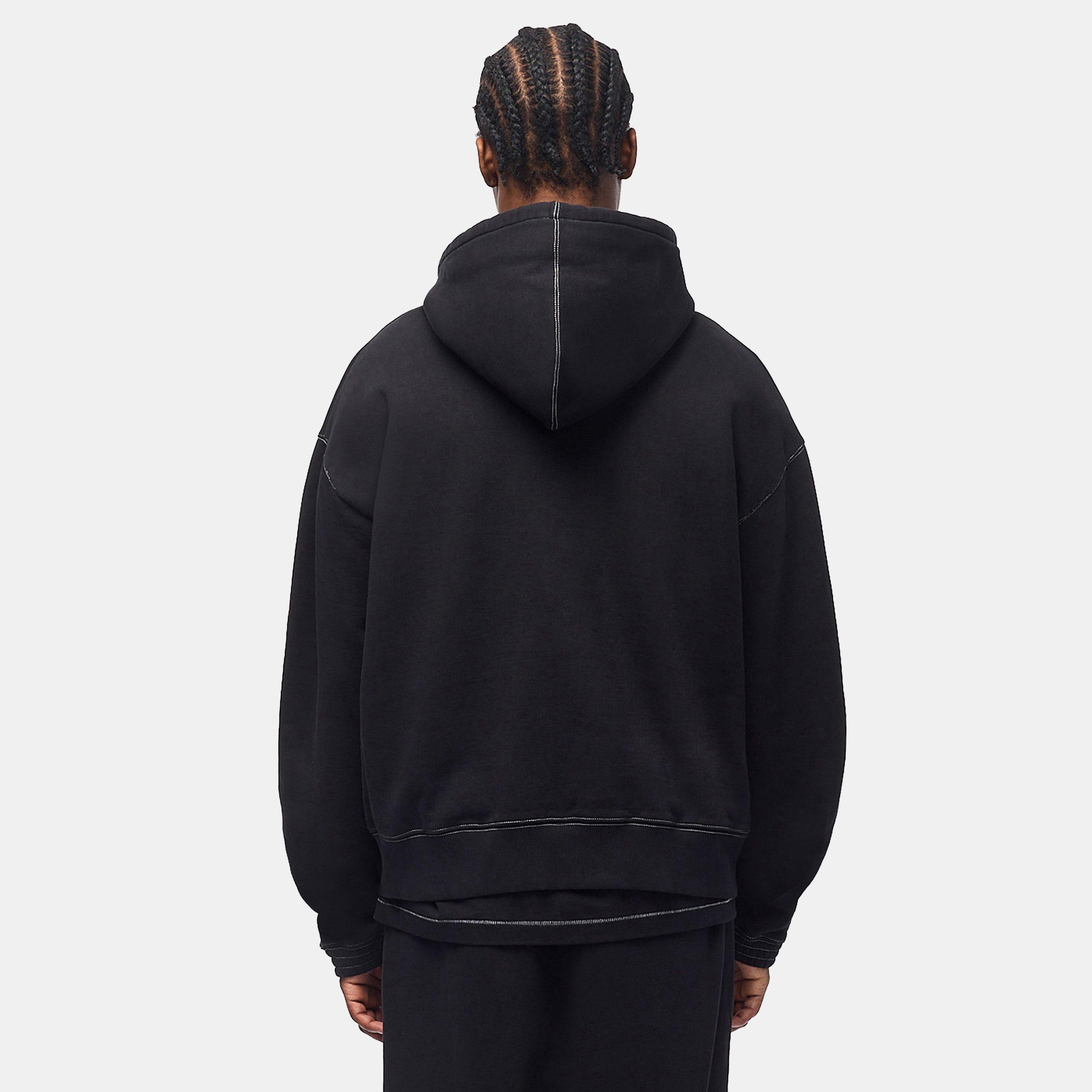 Black 0050 - A-COLD-WALL - Men's Millbank Pull Over Hoodie - 3