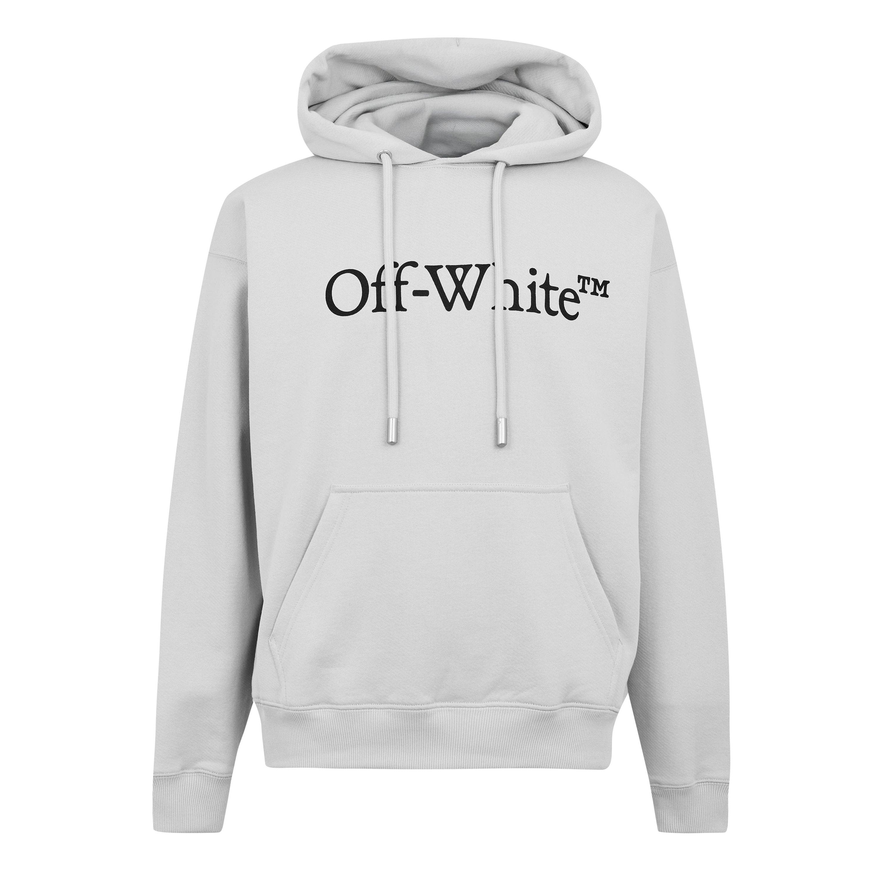 Off White Men's Pull Over Hoodie - Stone/Black - XS