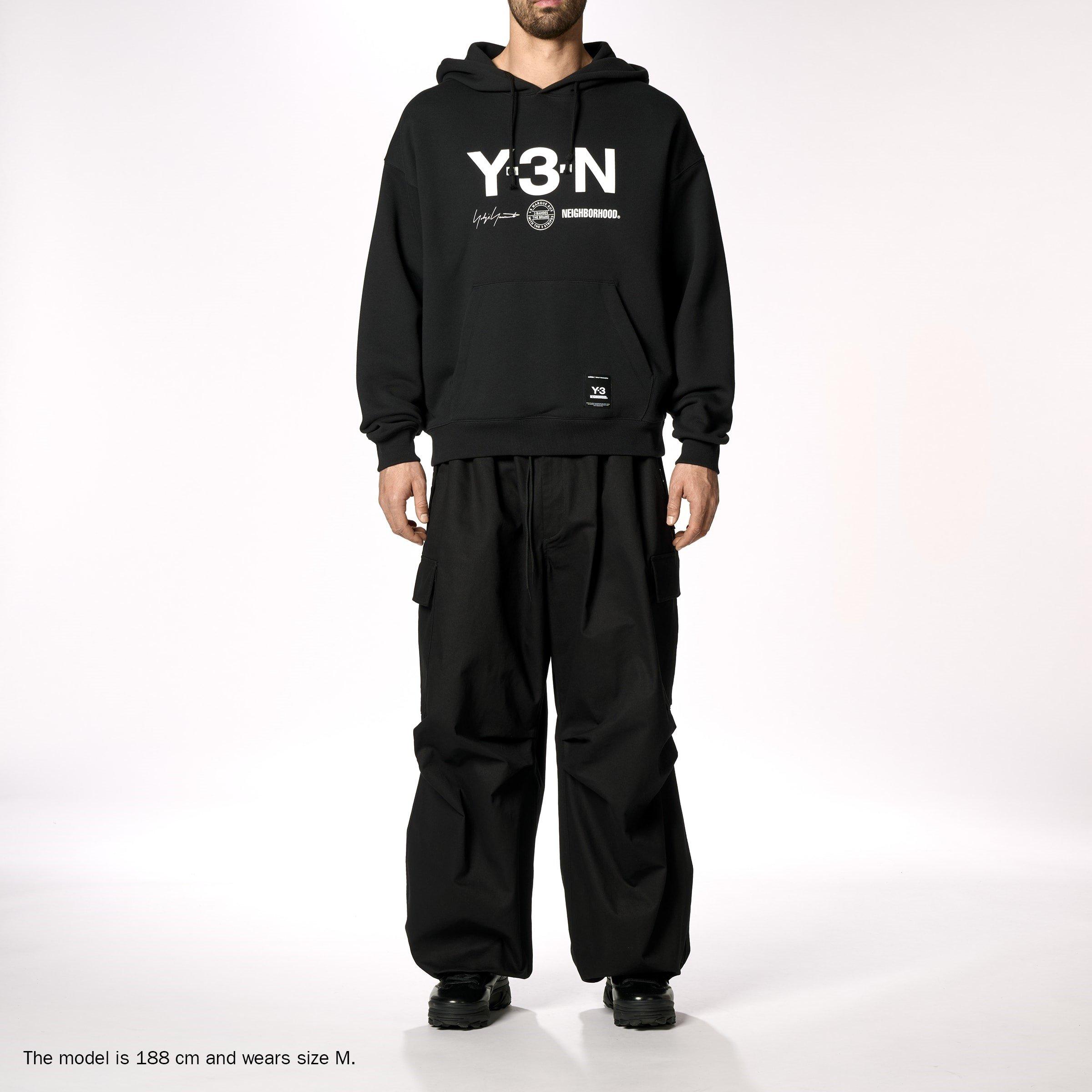 Black - Y3 - X Neighborhood Graphic Hoodie - 4