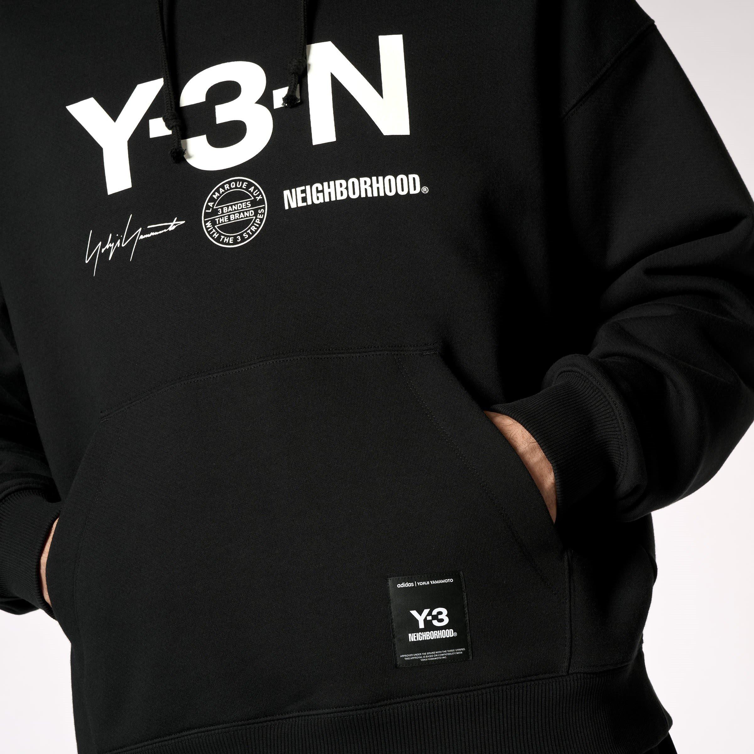 Black - Y3 - X Neighborhood Graphic Hoodie - 5