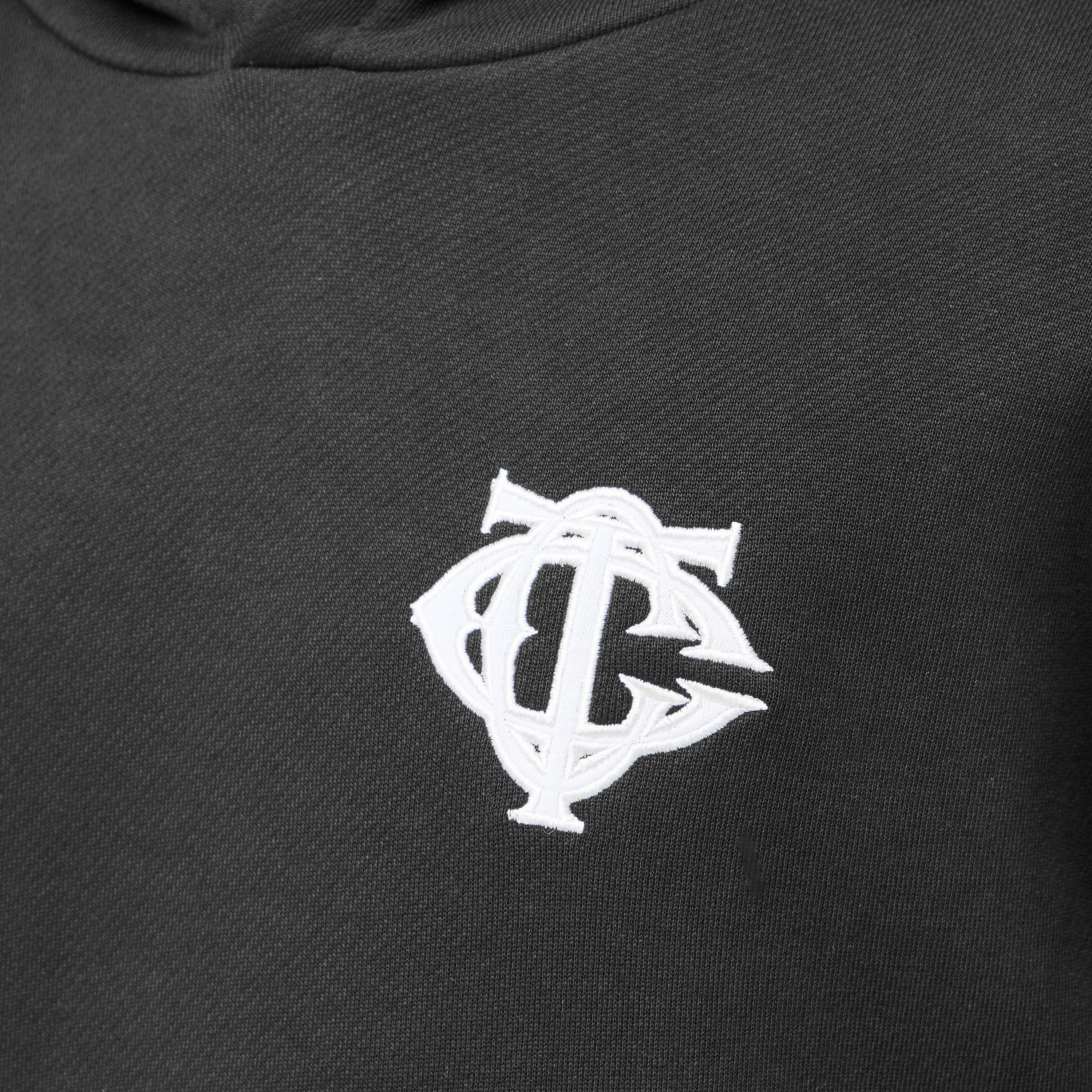 Black - The Couture Club - Mens Heavyweight Monogram Hoodie - 5