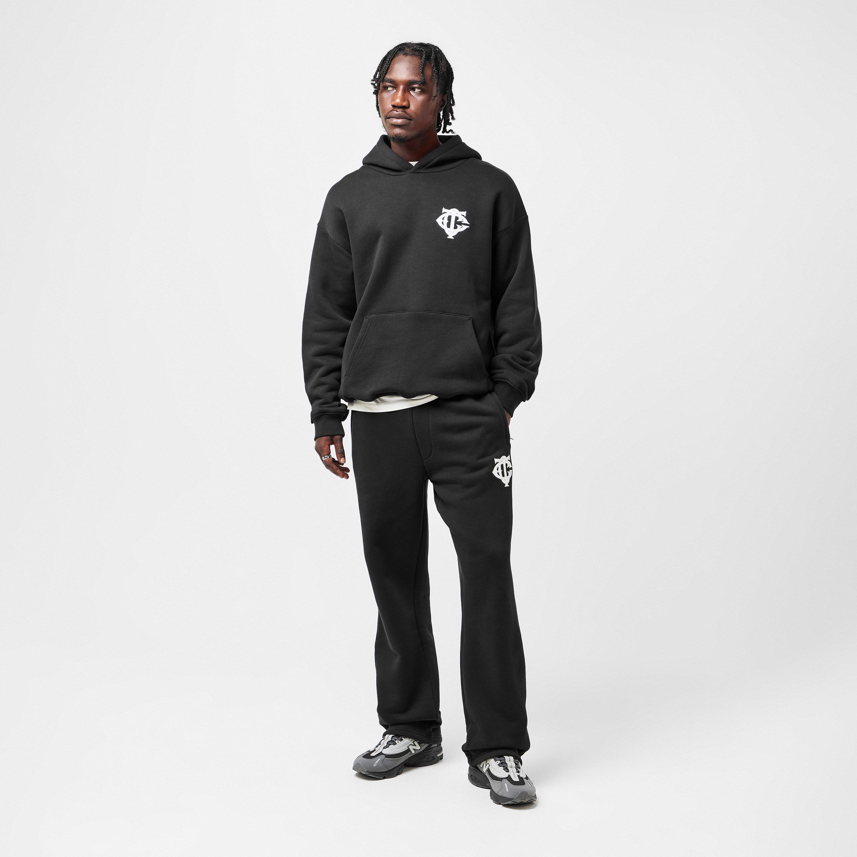 Black - The Couture Club - Mens Heavyweight Monogram Hoodie - 6