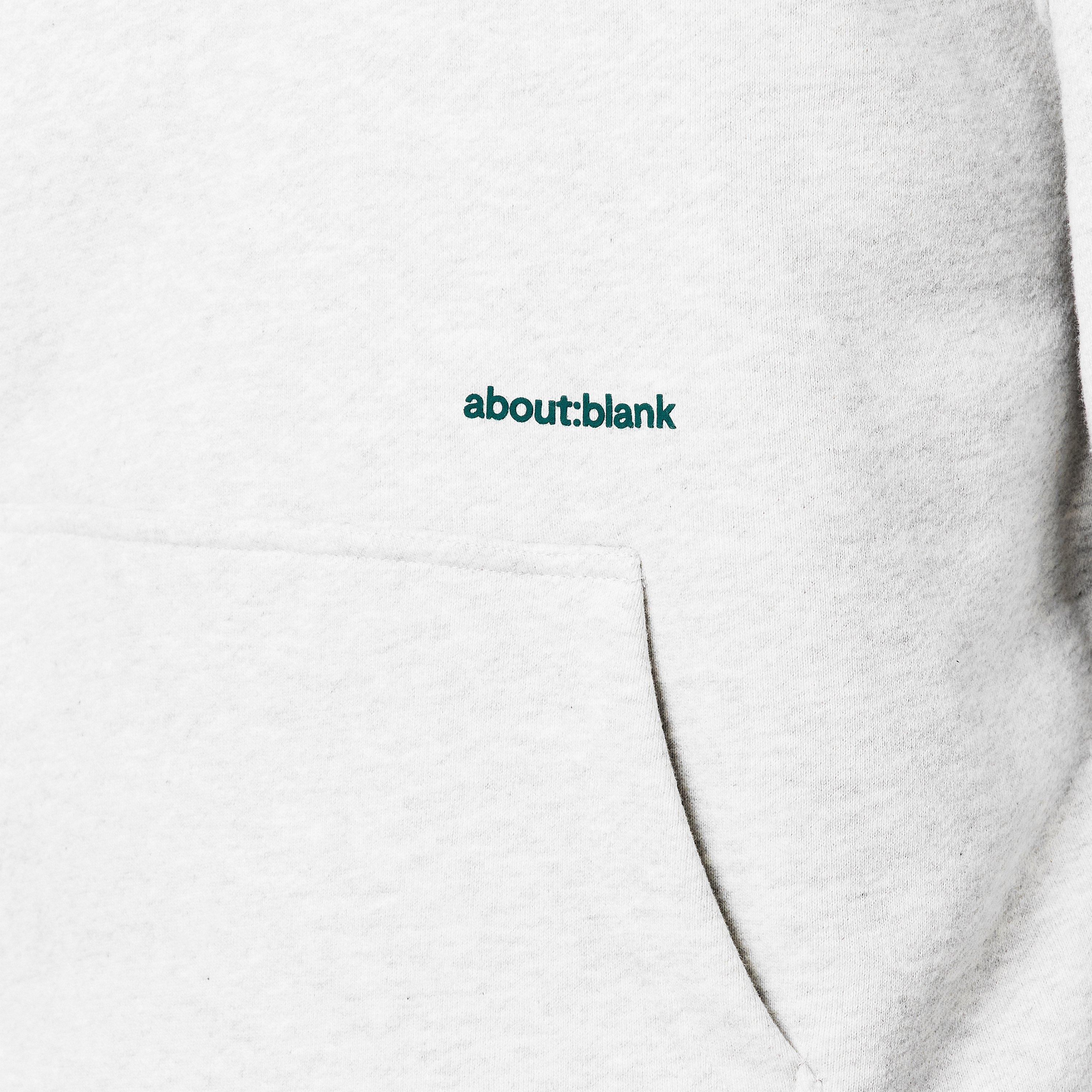 Grey Marl/Sage - about:blank - Mens Box Logo Hoodie - 5