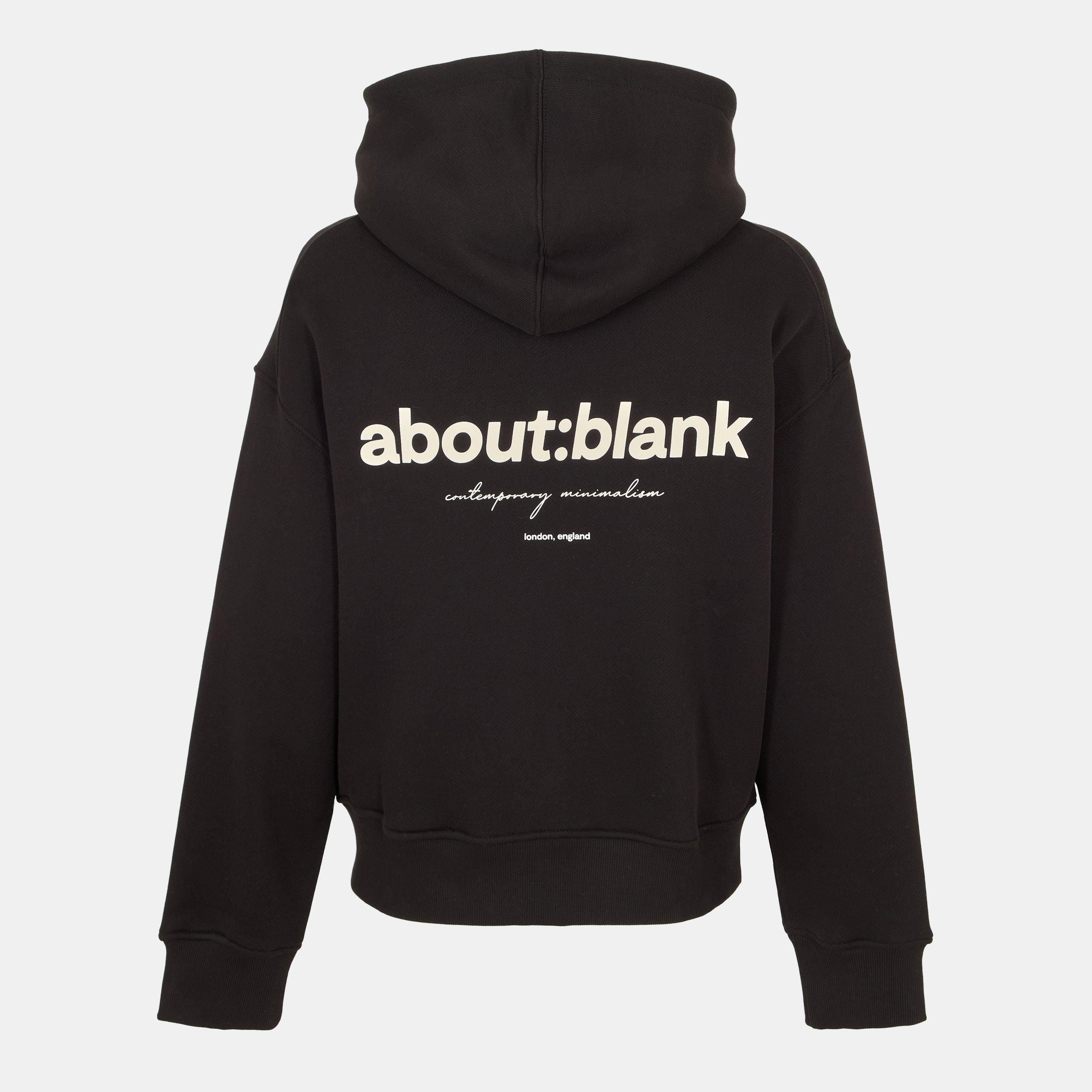 Black/Ecru - about:blank - Men's Box Zip Hoodie - 2