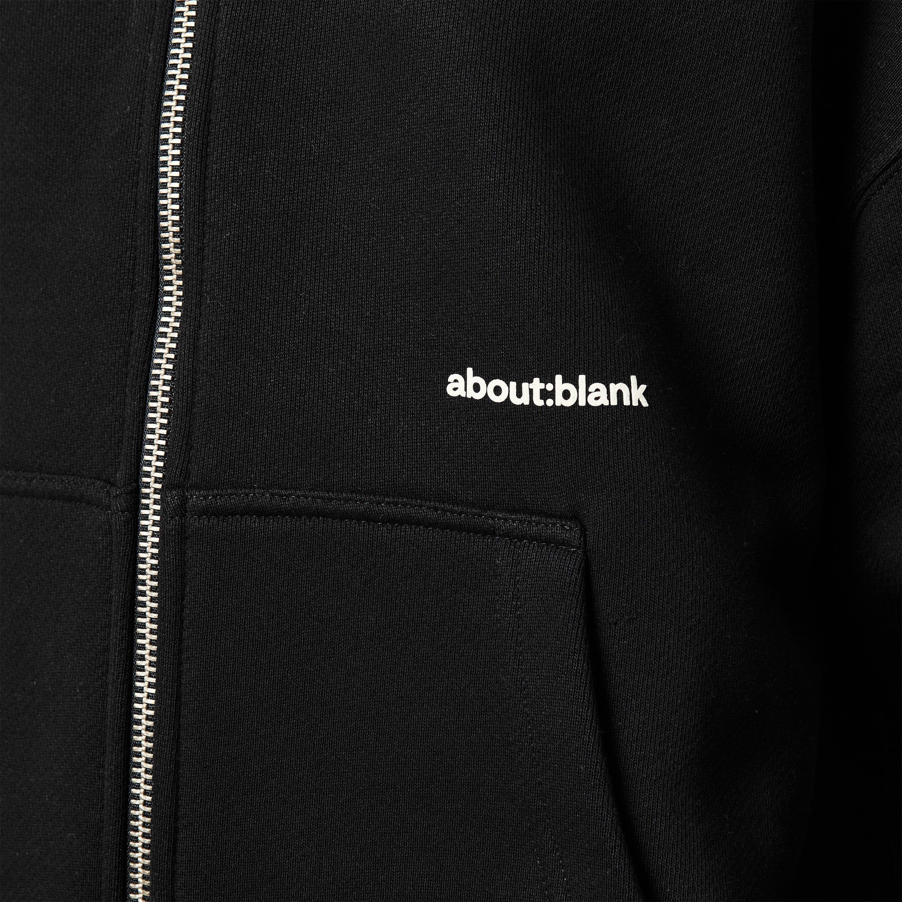 Black/Ecru - about:blank - Men's Box Zip Hoodie - 5