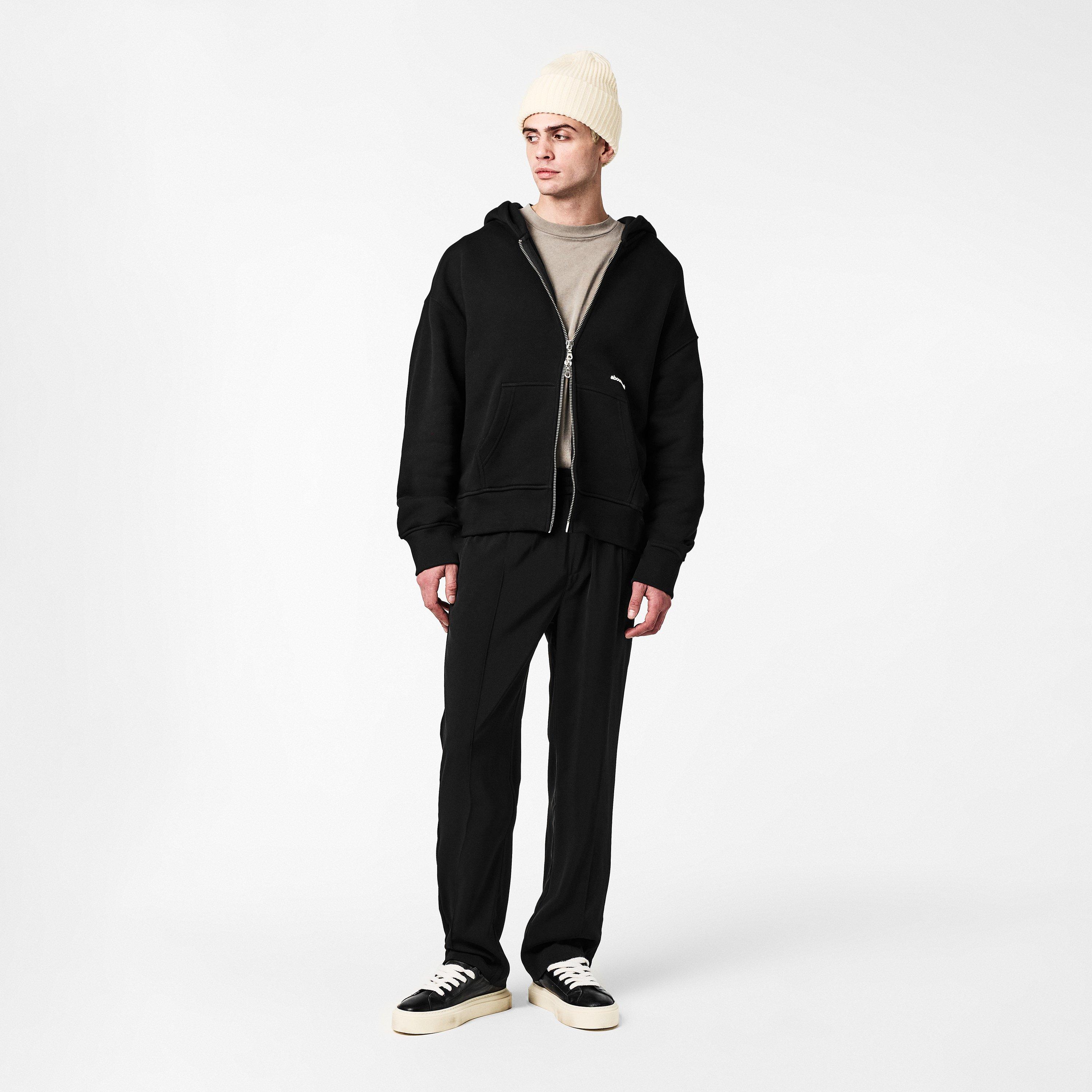 Black/Ecru - about:blank - Men's Box Zip Hoodie - 6