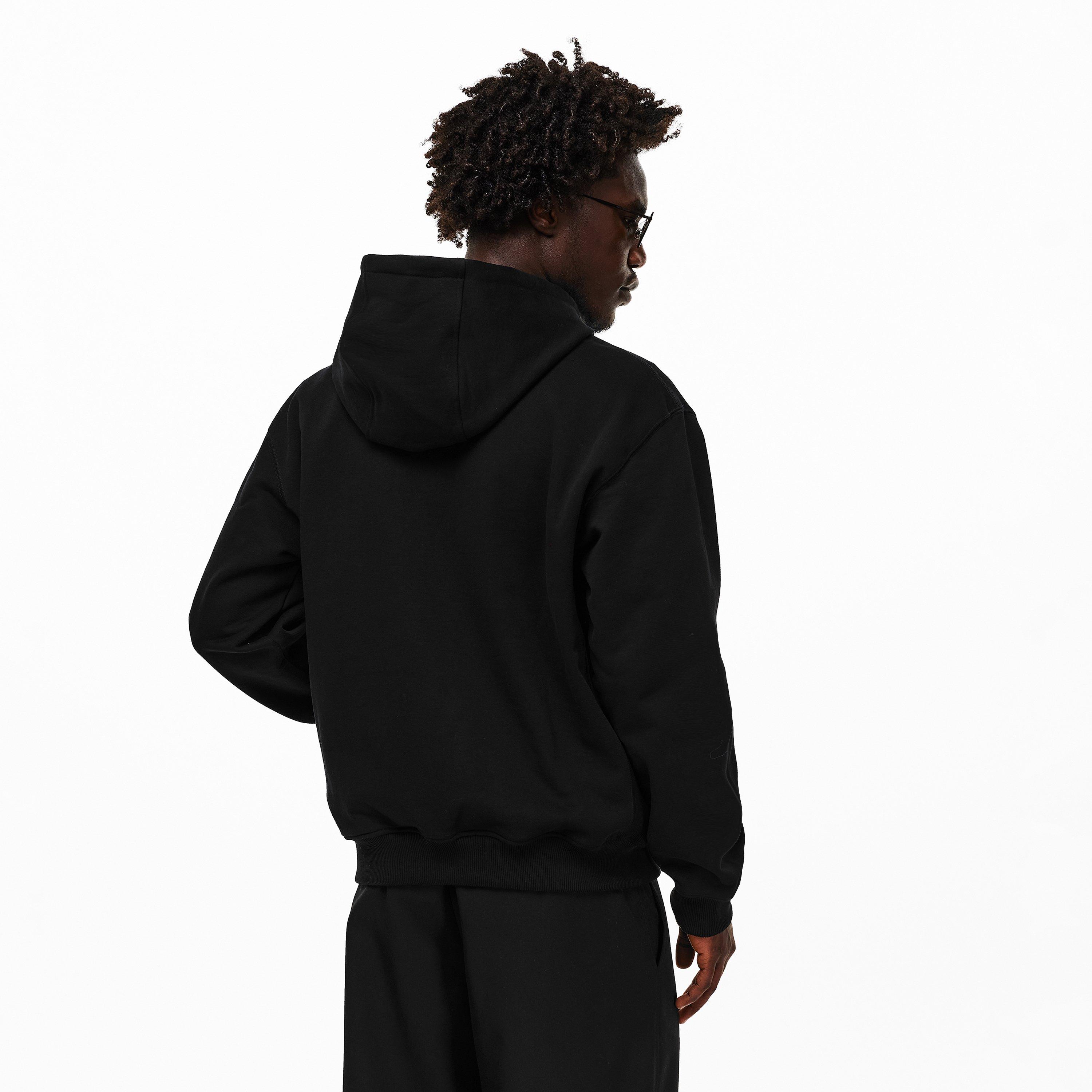 Black - Casablanca - Men's Classic Logo Zip Hoodie - 4