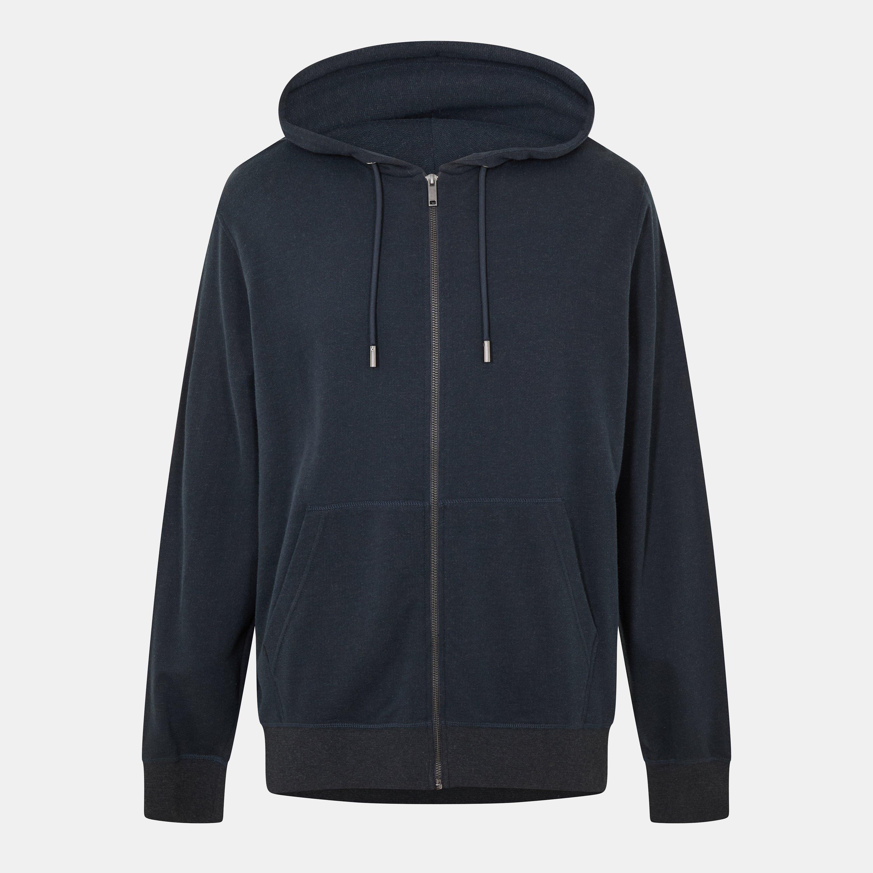 Blue - Boss - Men's L-Stetson Zip Hoodie - 1