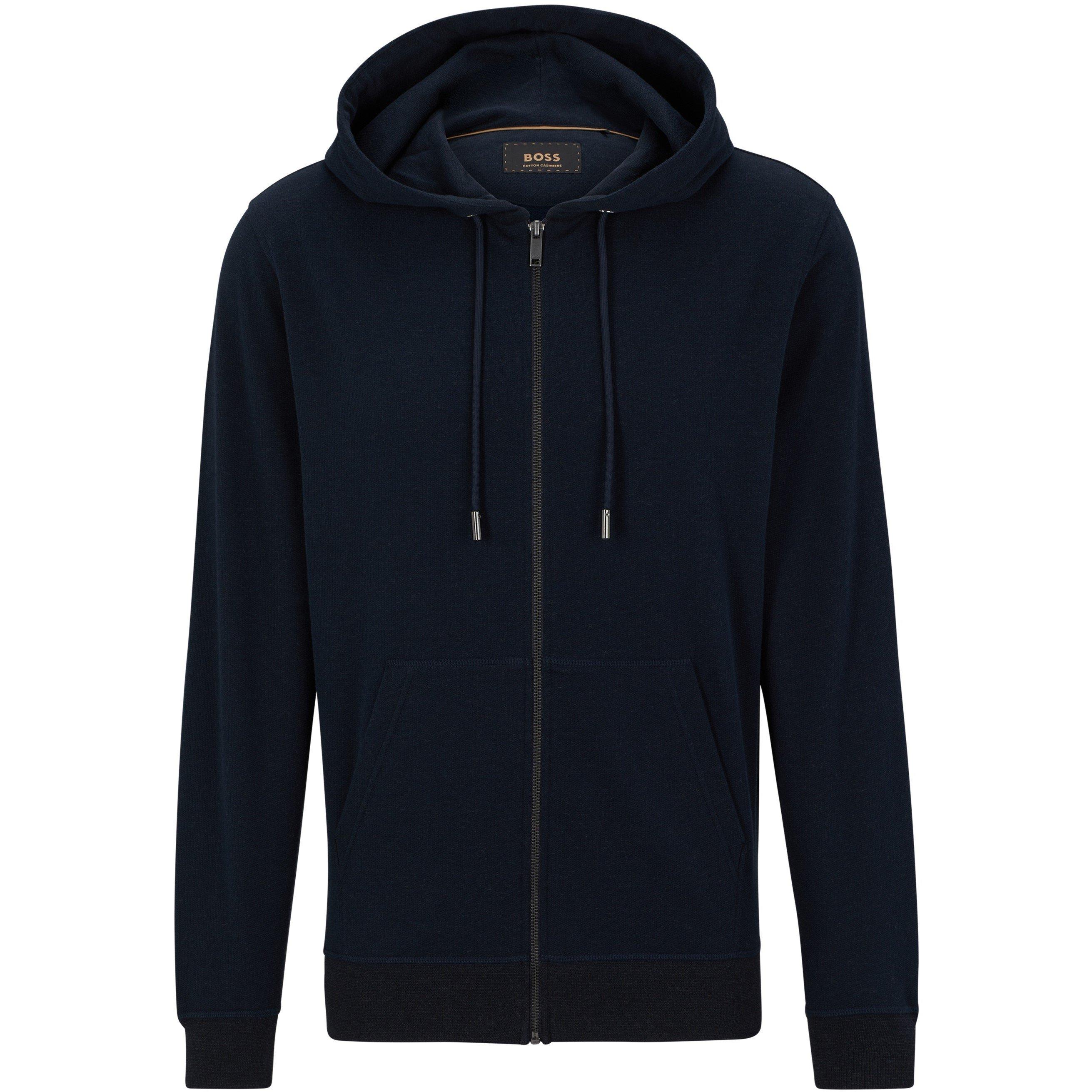 Blue - Boss - Men's L-Stetson Zip Hoodie - 4