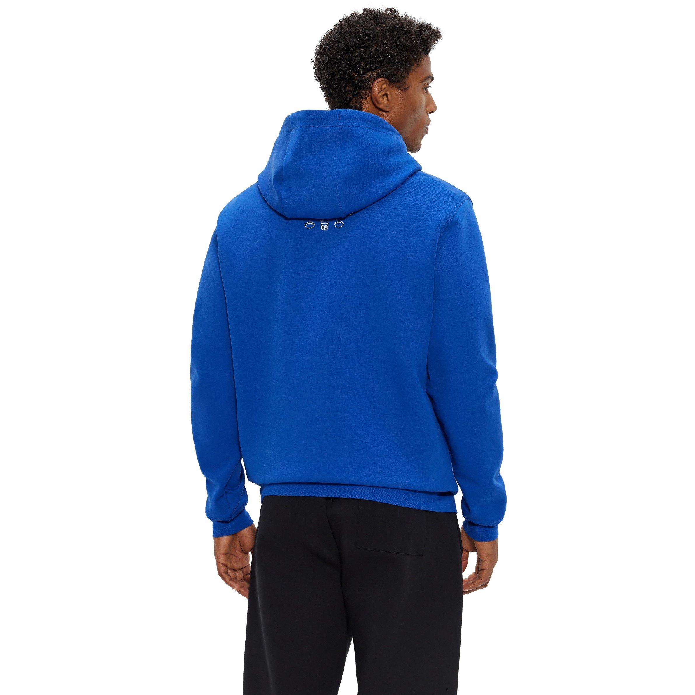Blue - Boss - Men's W Touchback Hoodie - 2