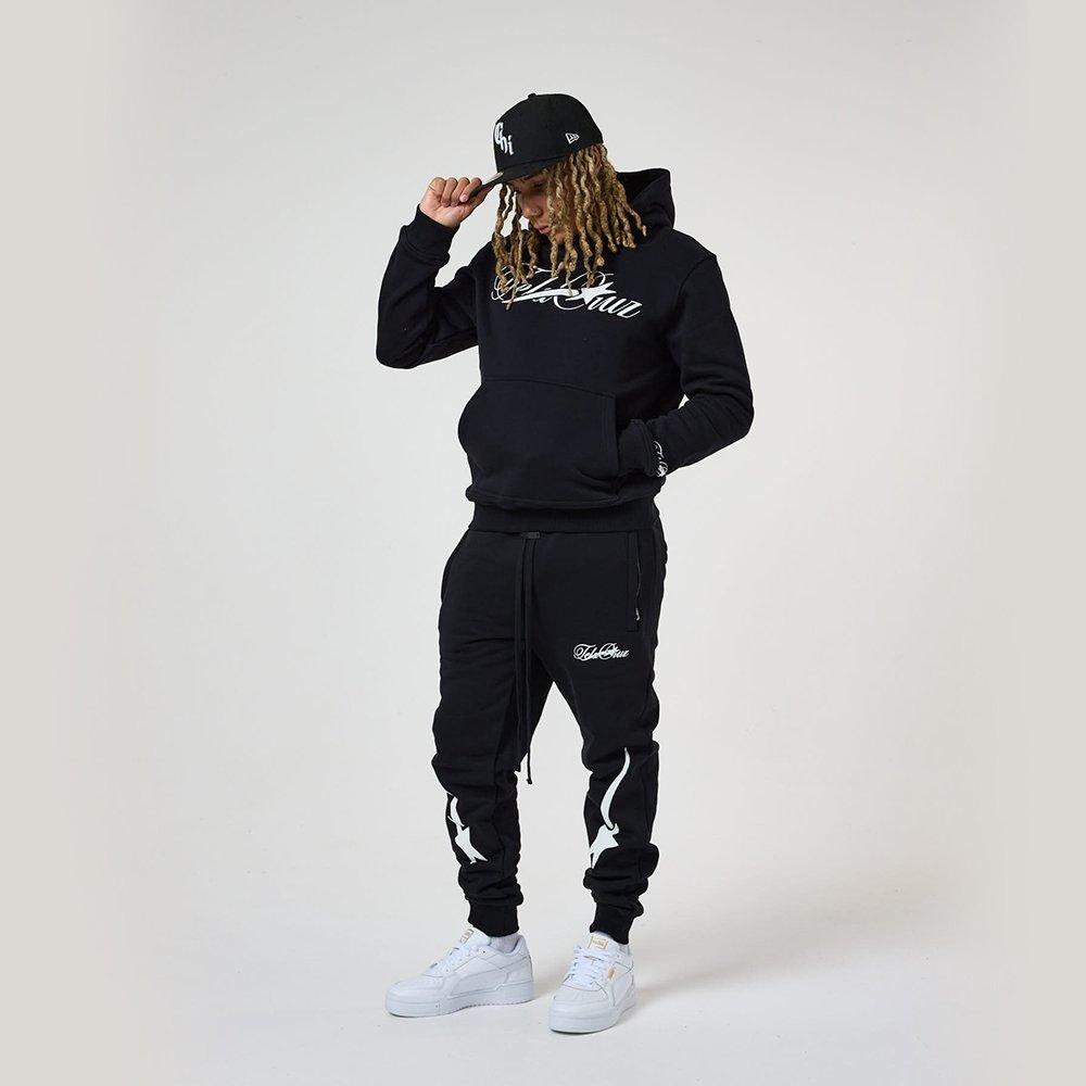 Black - Tela Cruz - Men's Over the Head Hoodie - 2