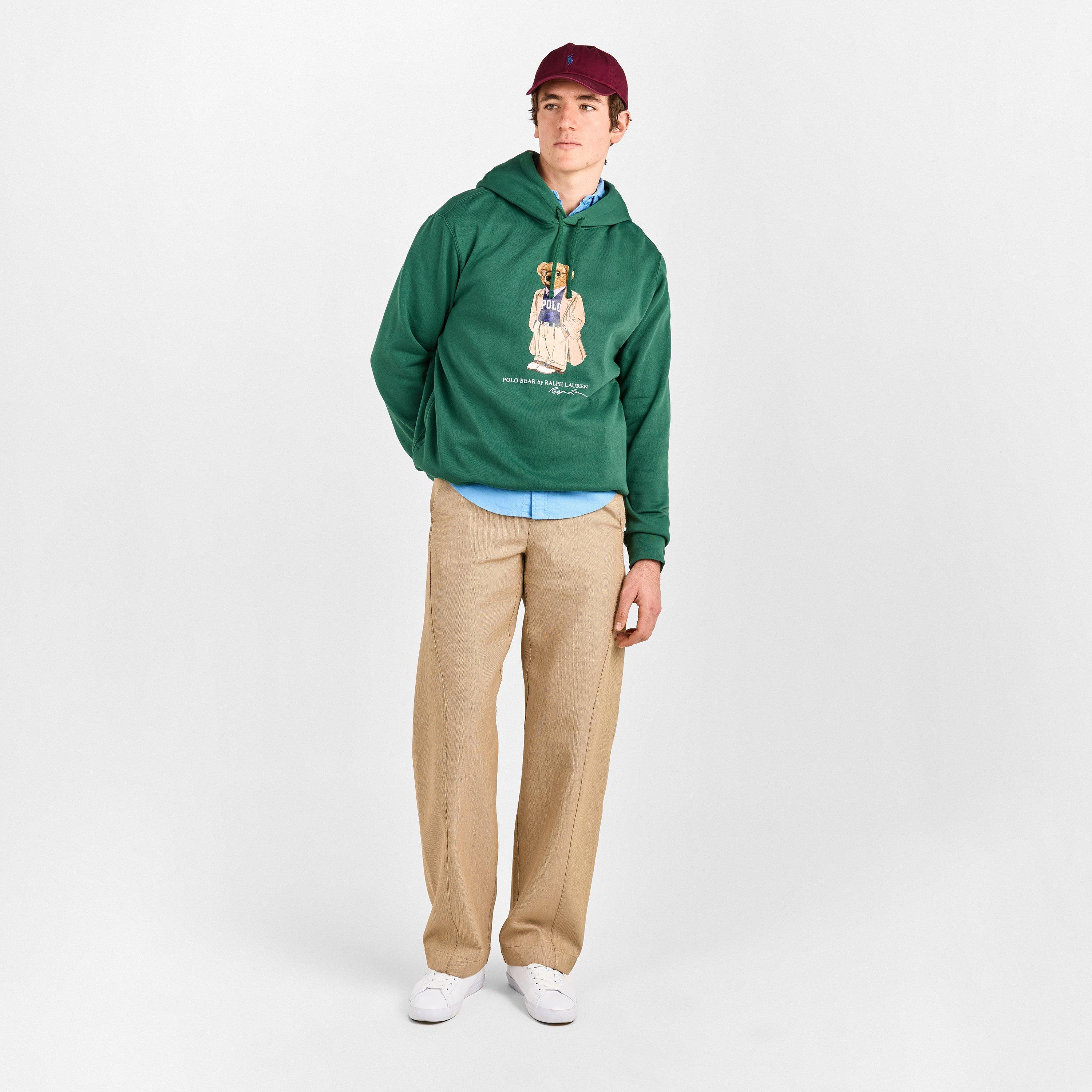 Washed Forest - Polo Ralph Lauren - Men's Bear Over-the-Head Hoodie - 6