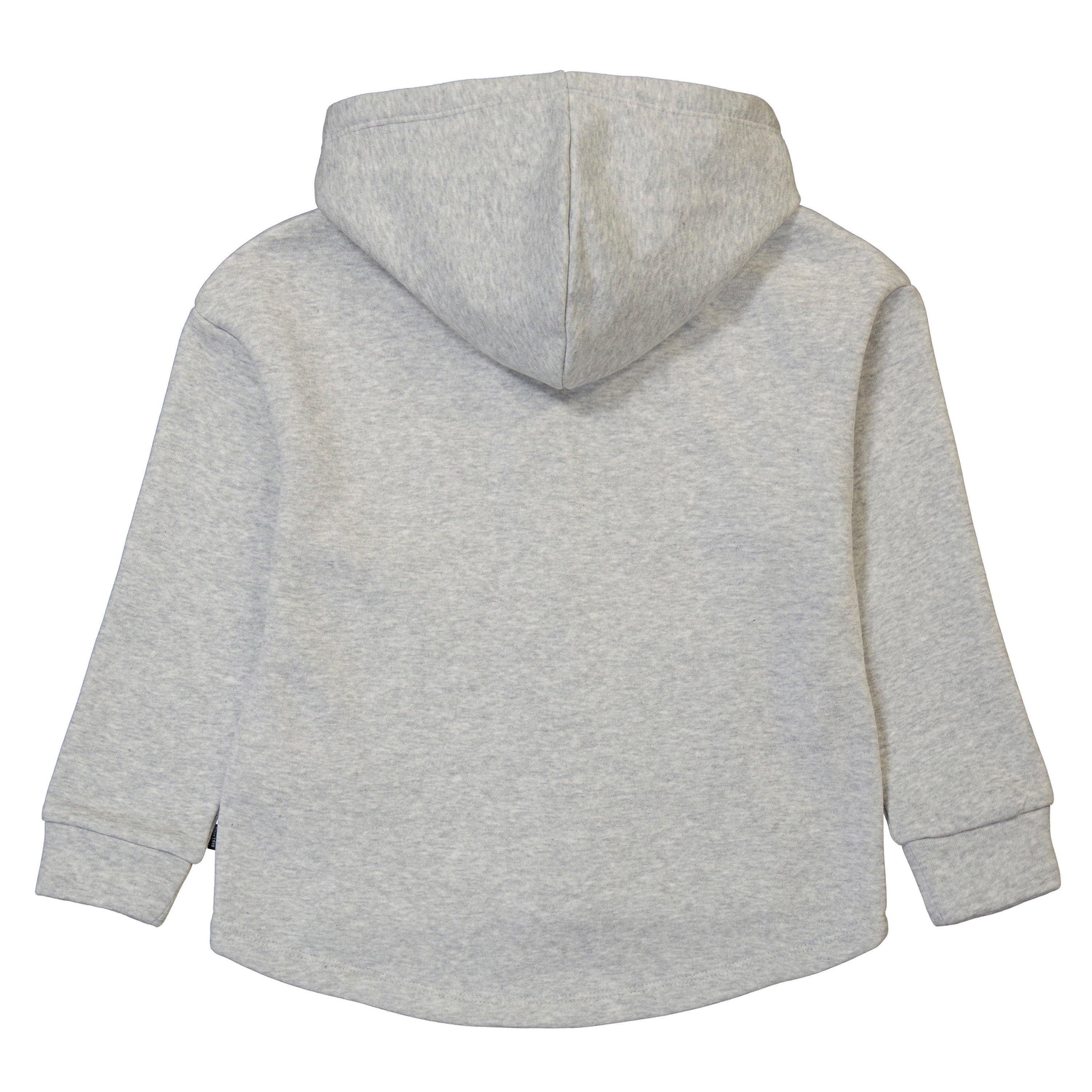 Grey/White - Puma - Zipped Hooded Jacket Juniors - 2