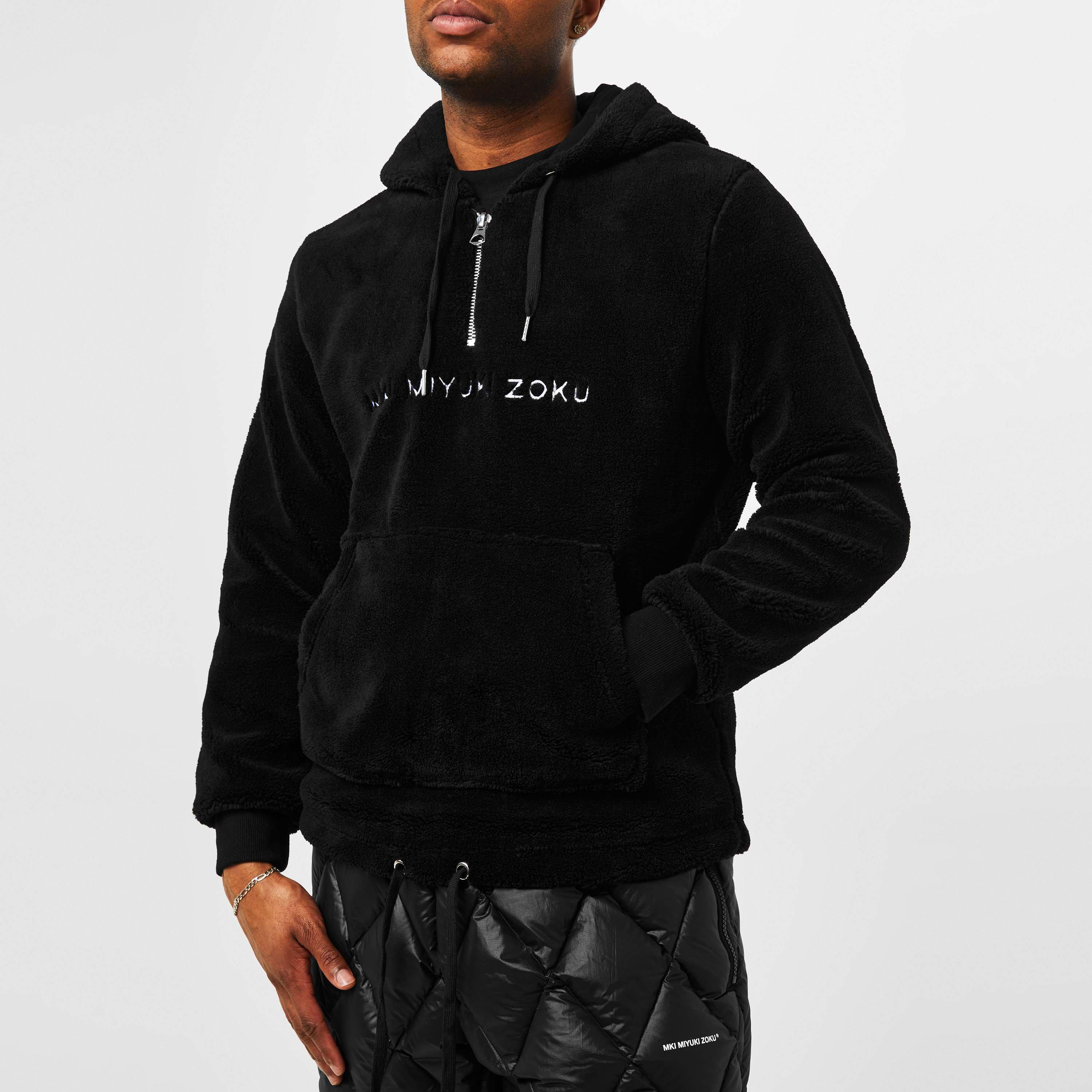 Black - MKI MIYUKI ZOKU - Sherpa Hoodie - 5