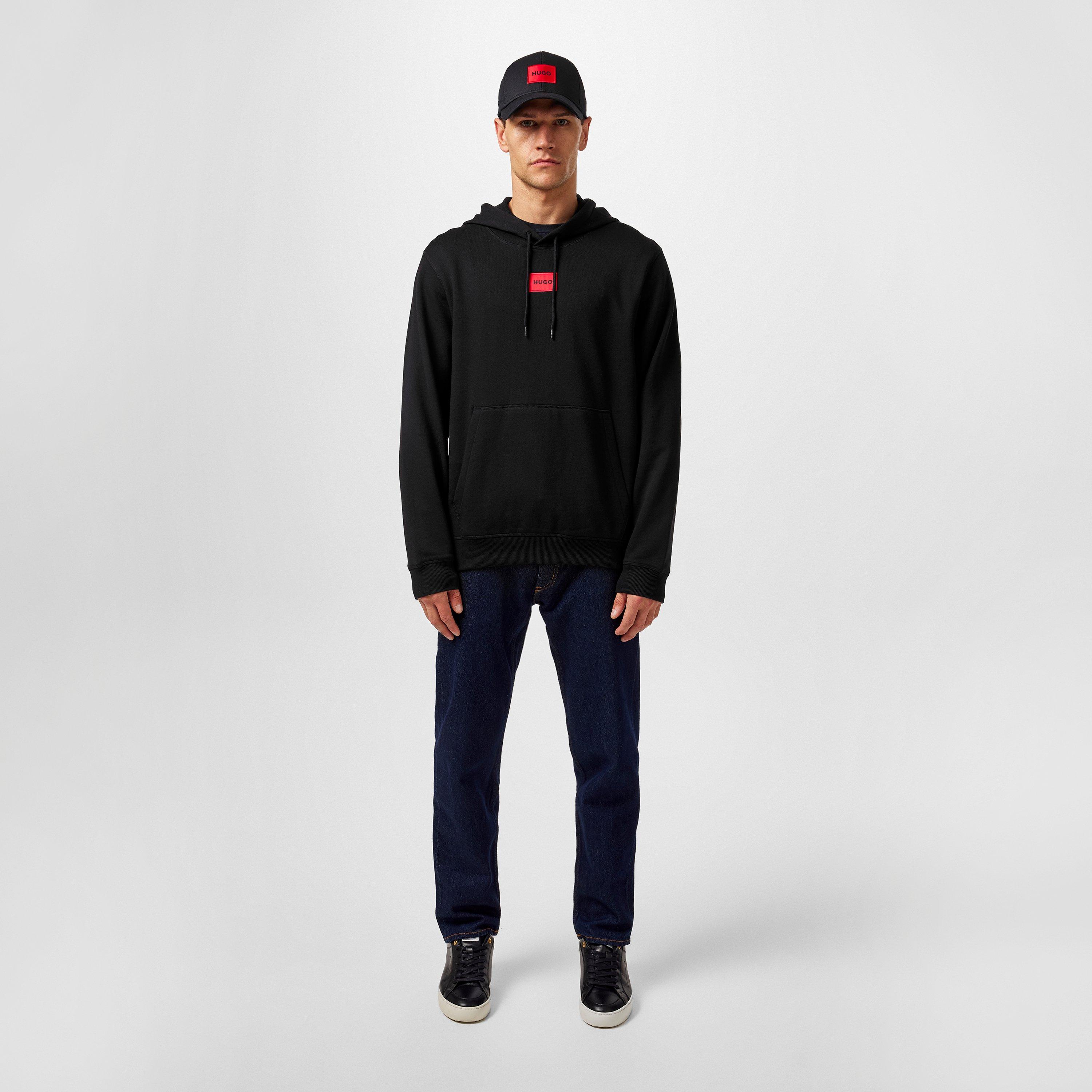 Black 001 - Hugo - Men's Over-the-head Hoodie - 6