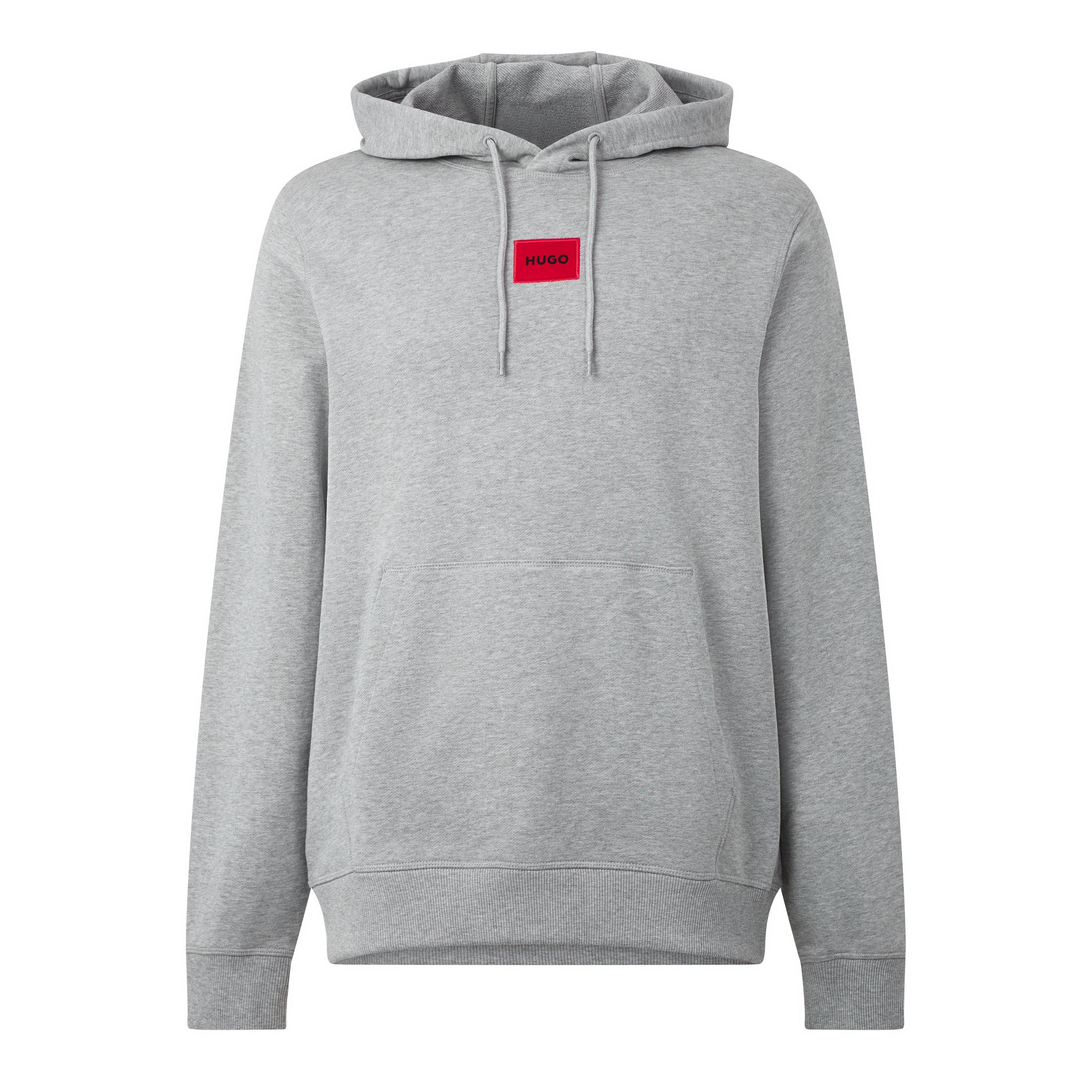 Mens HUGO Daratschi Drawstring Hoodie - Contemporary Streetwear Design