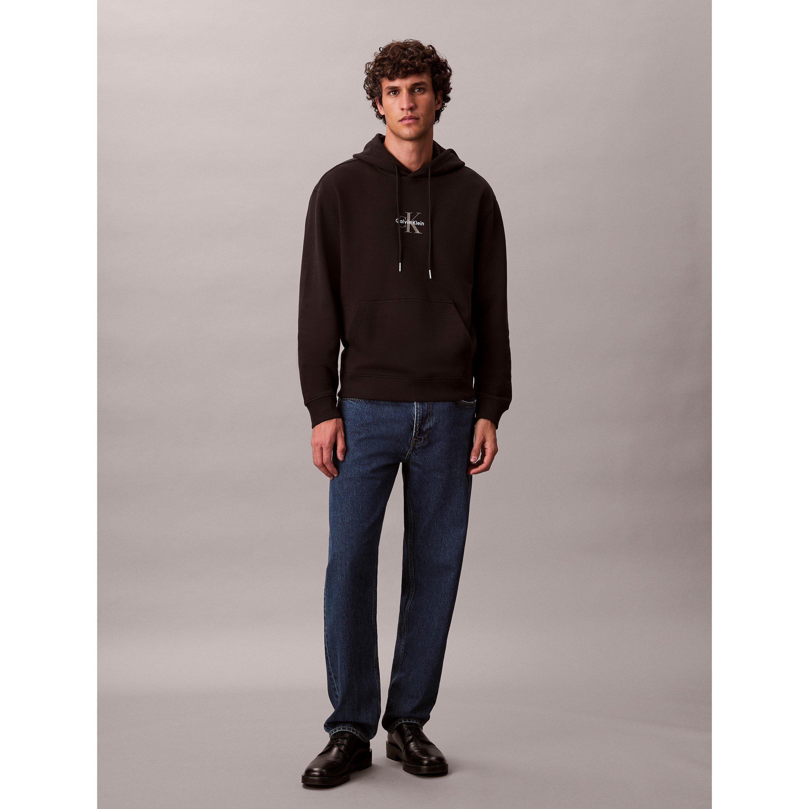 Crna - Calvin Klein Jeans - Men's CKJ Monogram Hoodie - 6