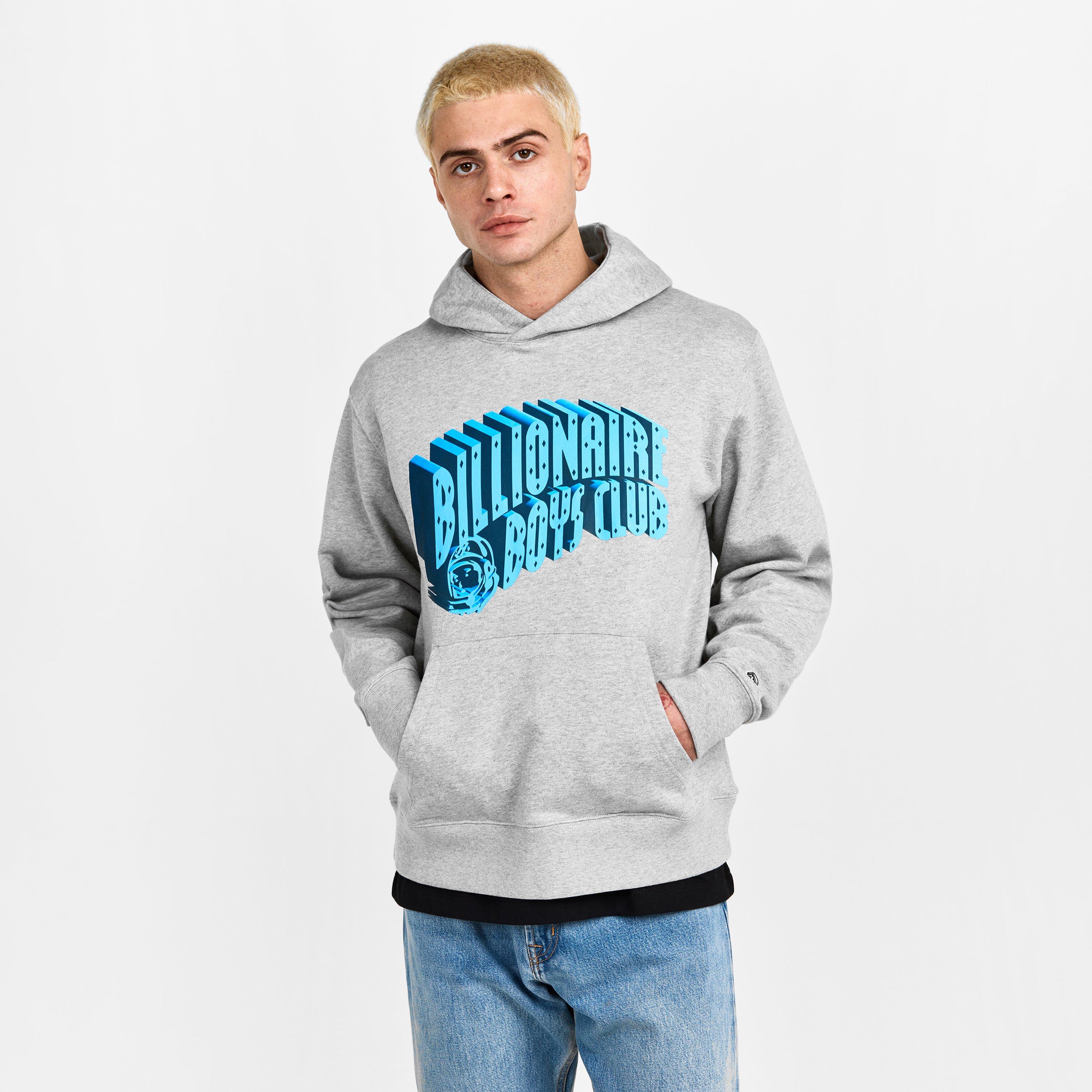 Heather Grey - Billionaire Boys Club - Men's Arch Pull Over Hoodie - 3