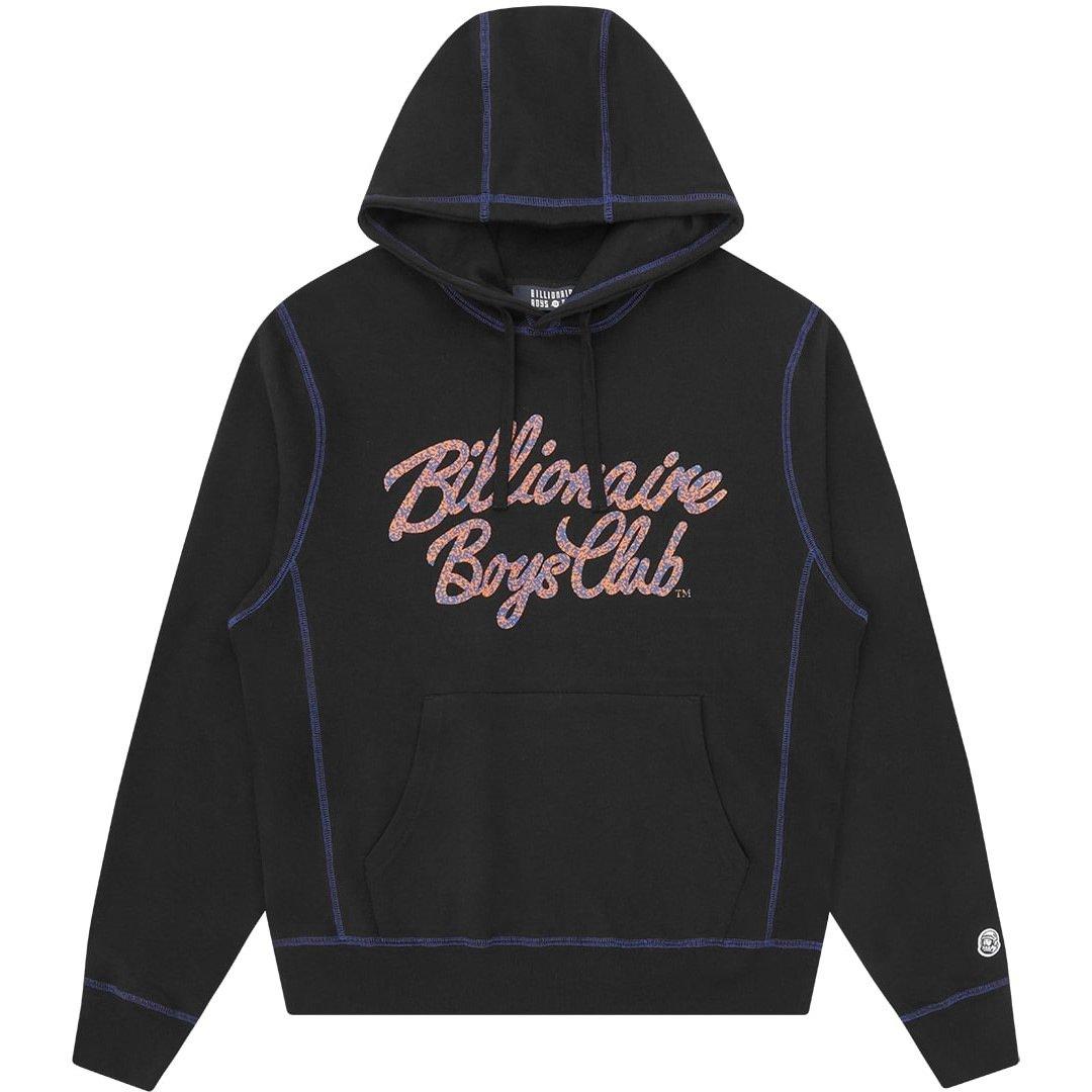 Black - Billionaire Boys Club - Men's Contrast Hood Pull Over Hoodie - 1
