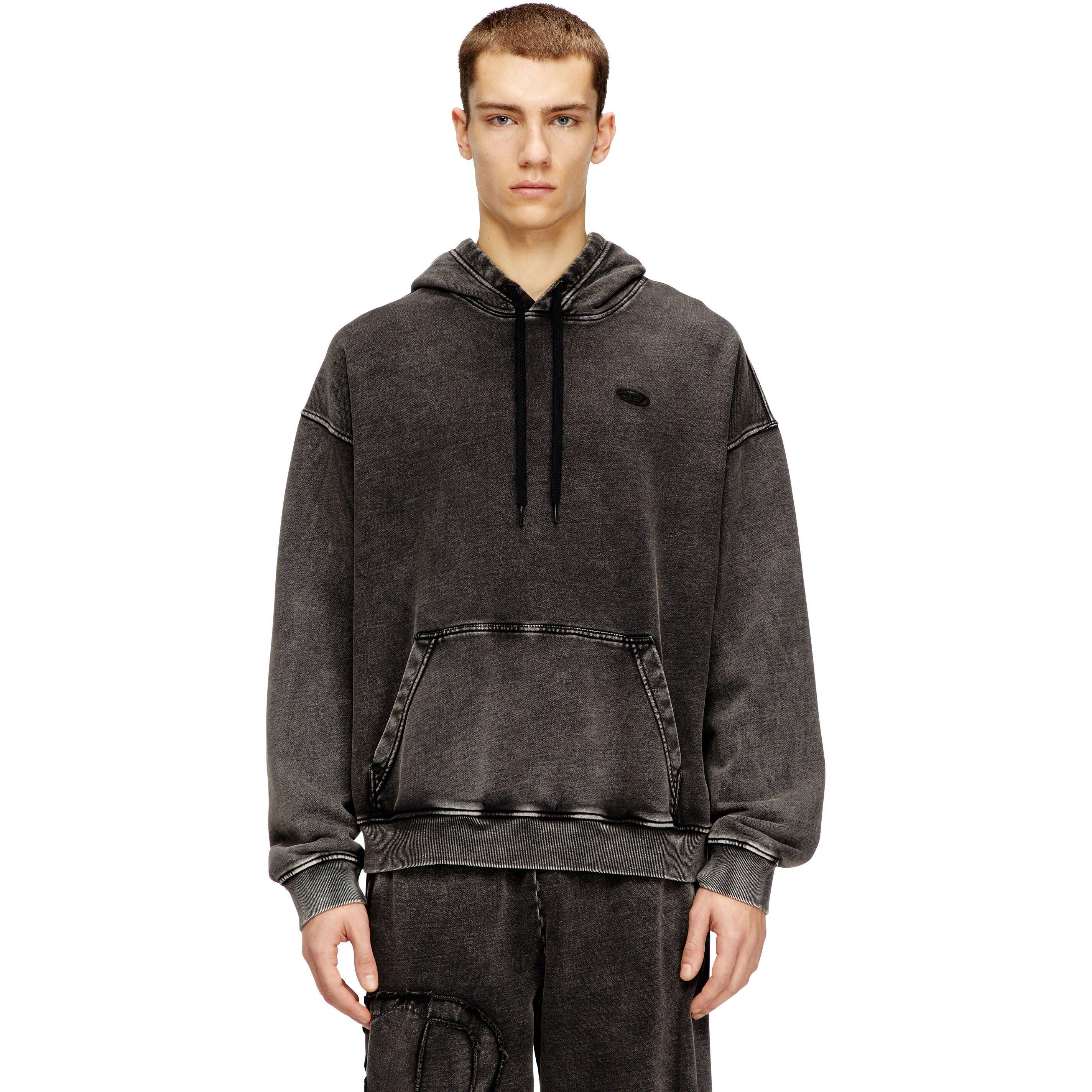Grey - Diesel - Men's Overhead Hoodie - 1