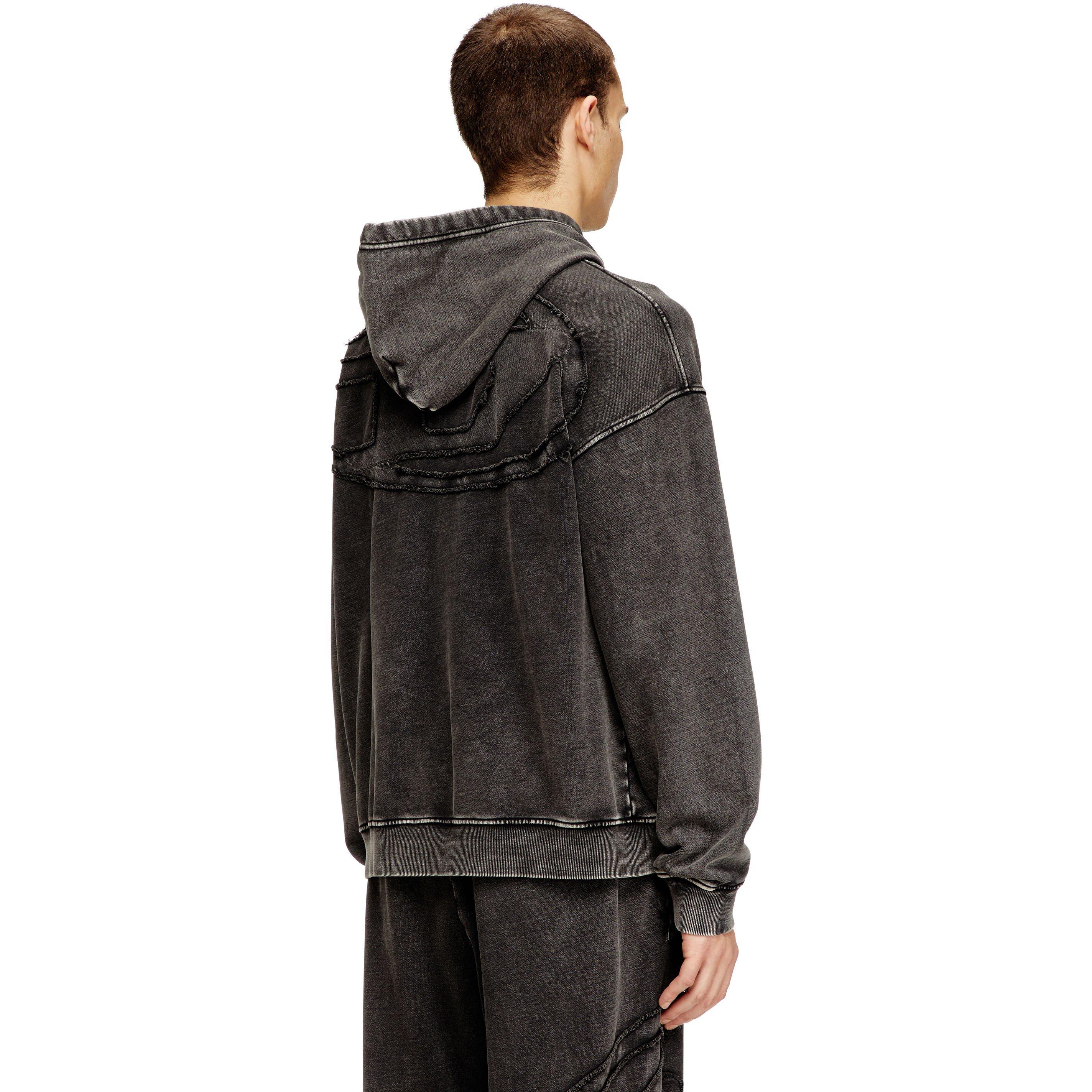 Grey - Diesel - Men's Overhead Hoodie - 2