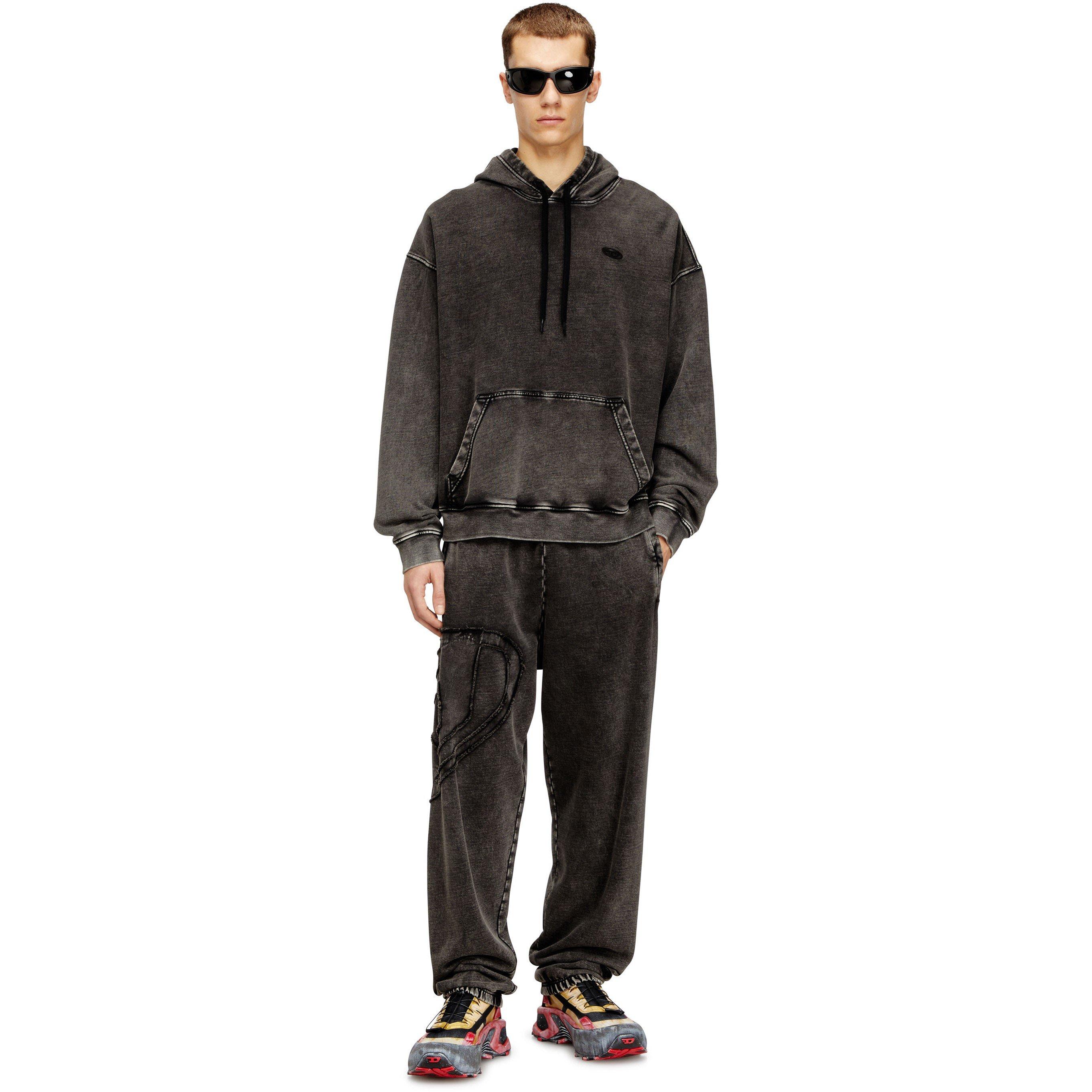 Grey - Diesel - Men's Overhead Hoodie - 3