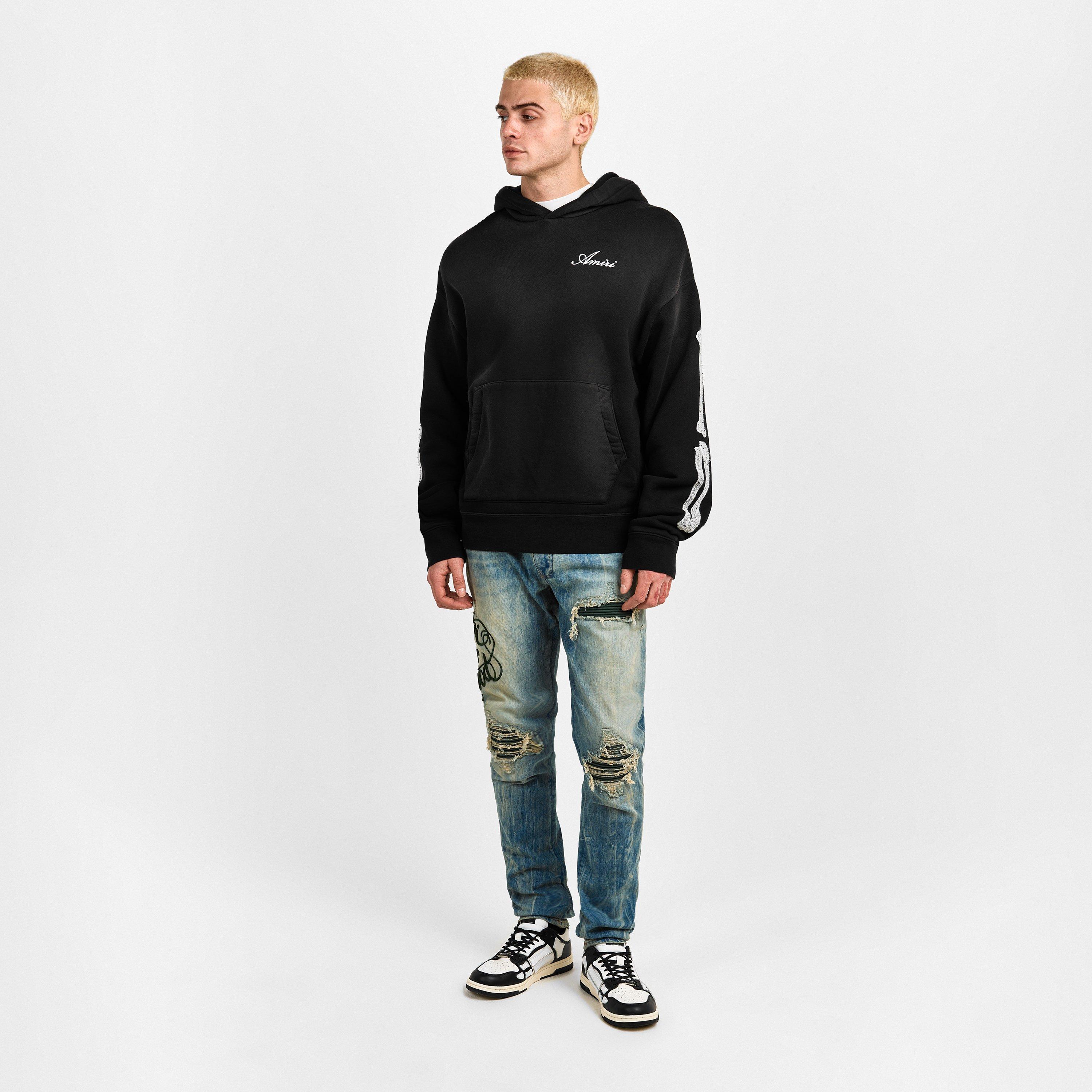 Amiri Men's Bones OS Pull Over Hoodie | Flannels
