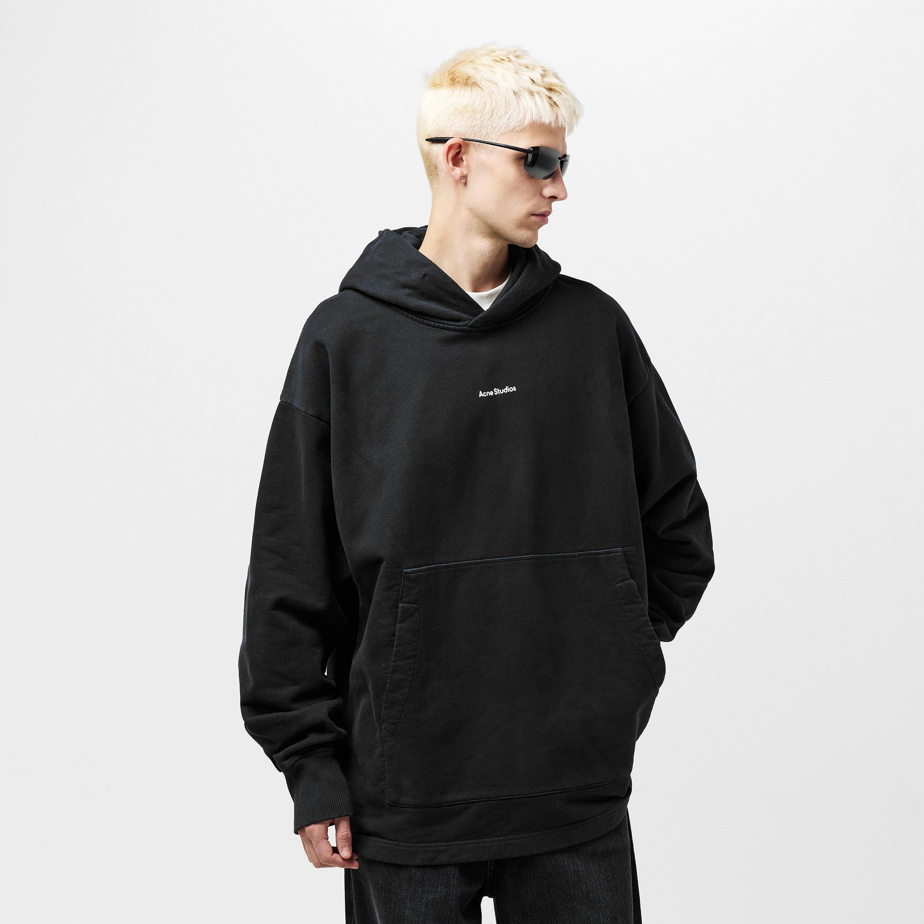 Black 900 - Acne Studios - Franklin Stamp Hoodie - 3