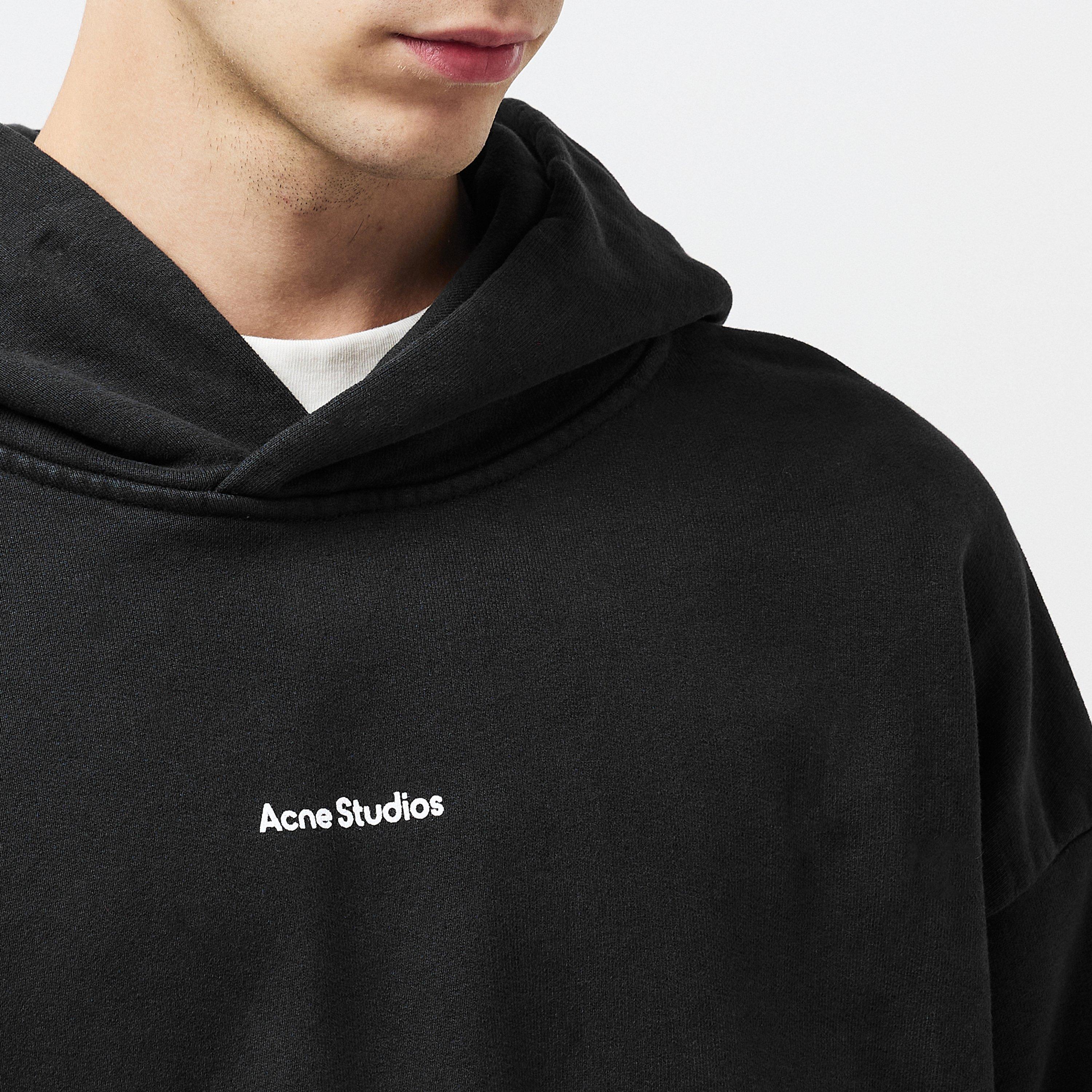 Black 900 - Acne Studios - Franklin Stamp Hoodie - 5