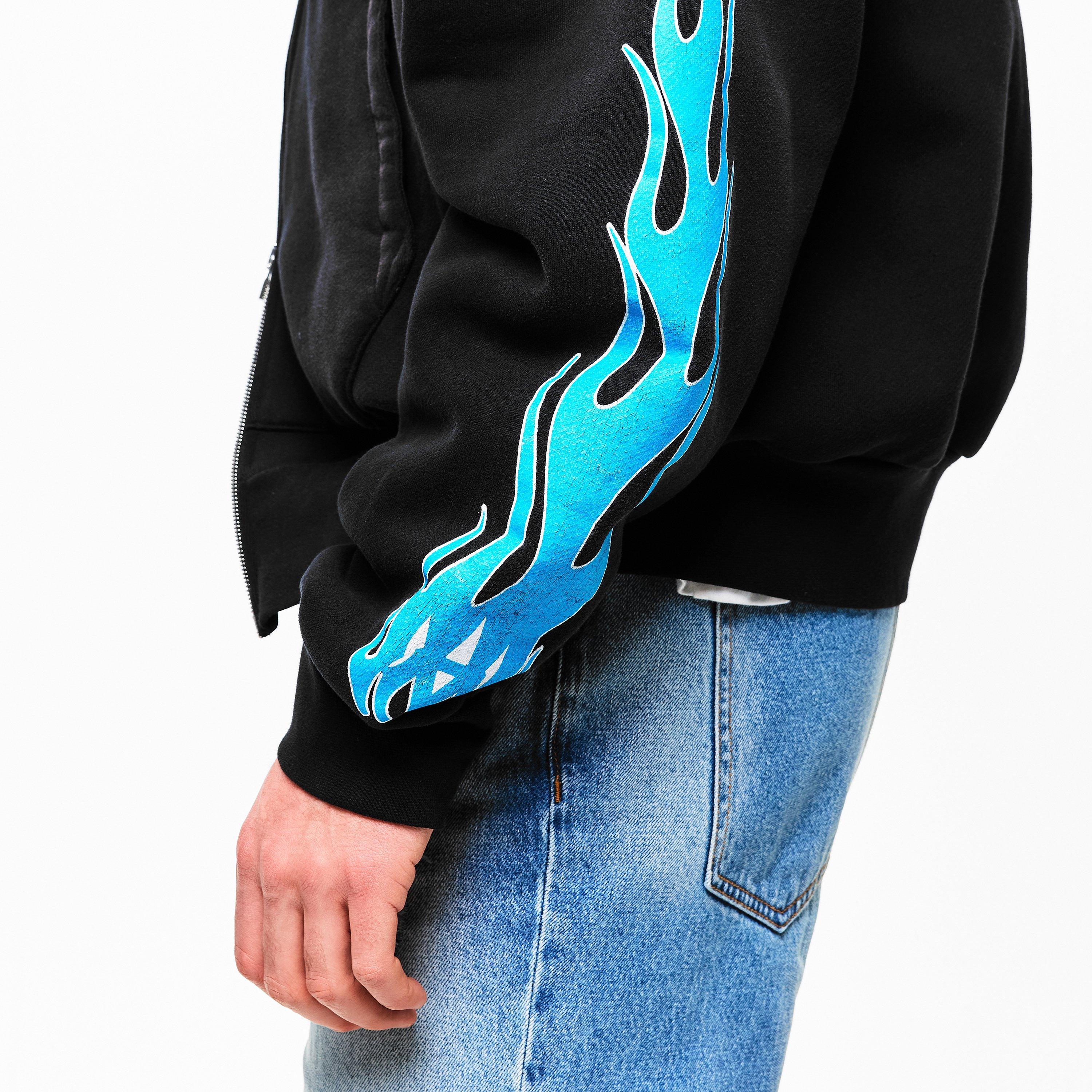 Black - Amiri - Amiri MA Flames Zp H Sn61 - 5