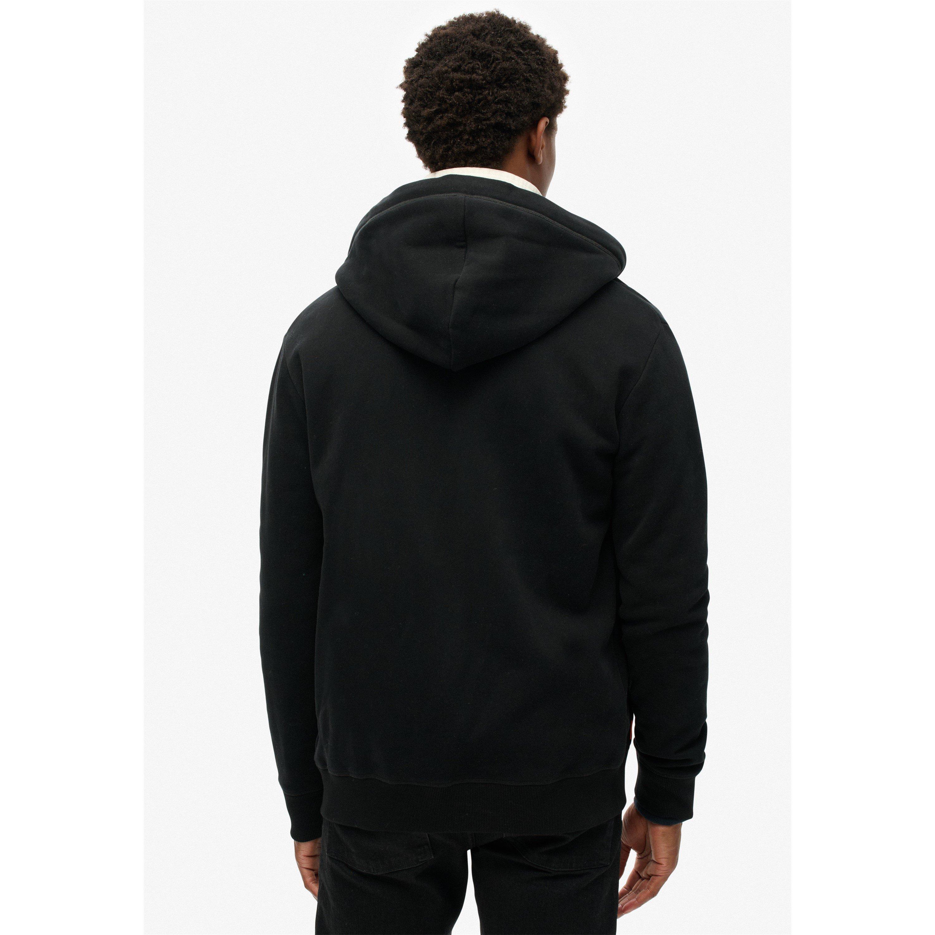 Crna 02A - Superdry - Basic Zip Hoodie - 4