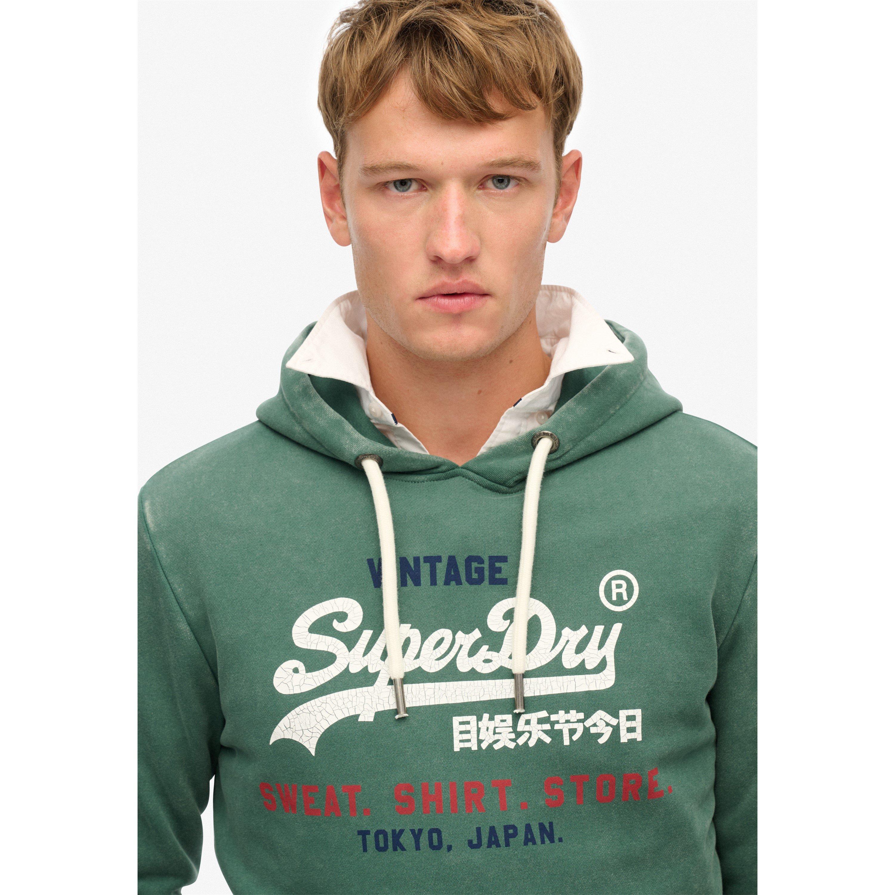 Pine - Superdry - Vintage Logo Hoodie - 3
