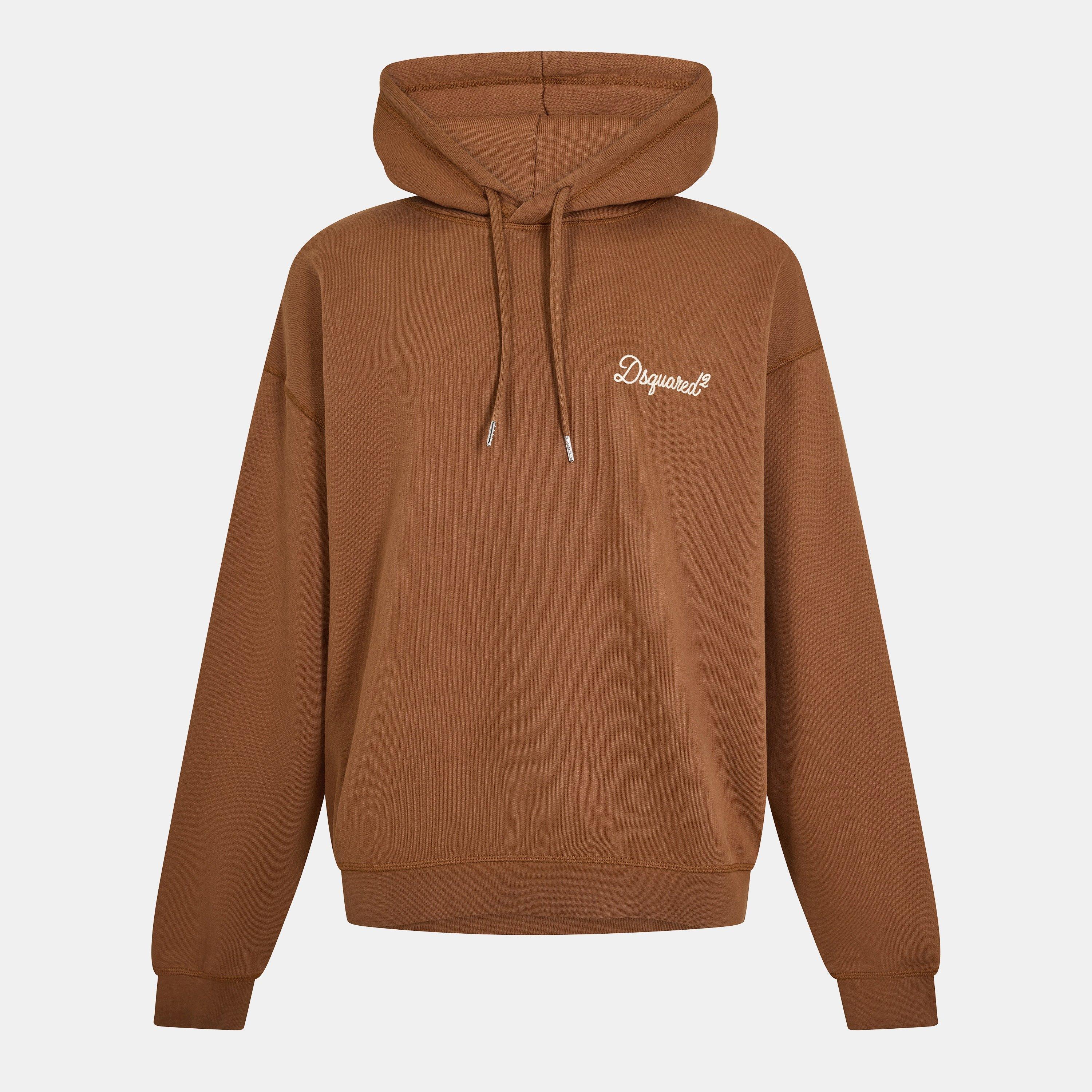 Dsquared2 Men's Dsq Signature Pull Over Hoodie - Chocolate - S