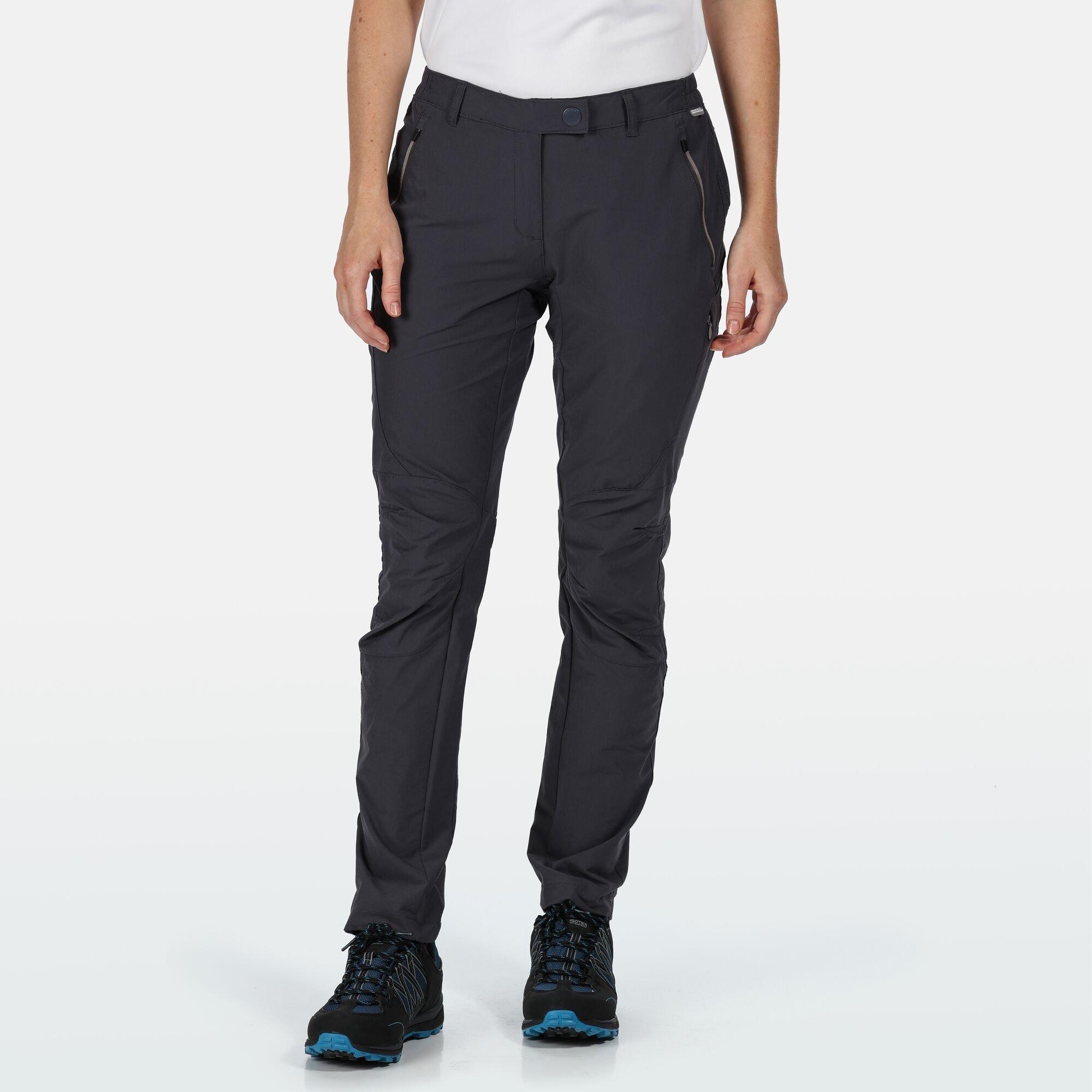 Seal Grey - Regatta - Womens Highton Trousers (Regular) - 8