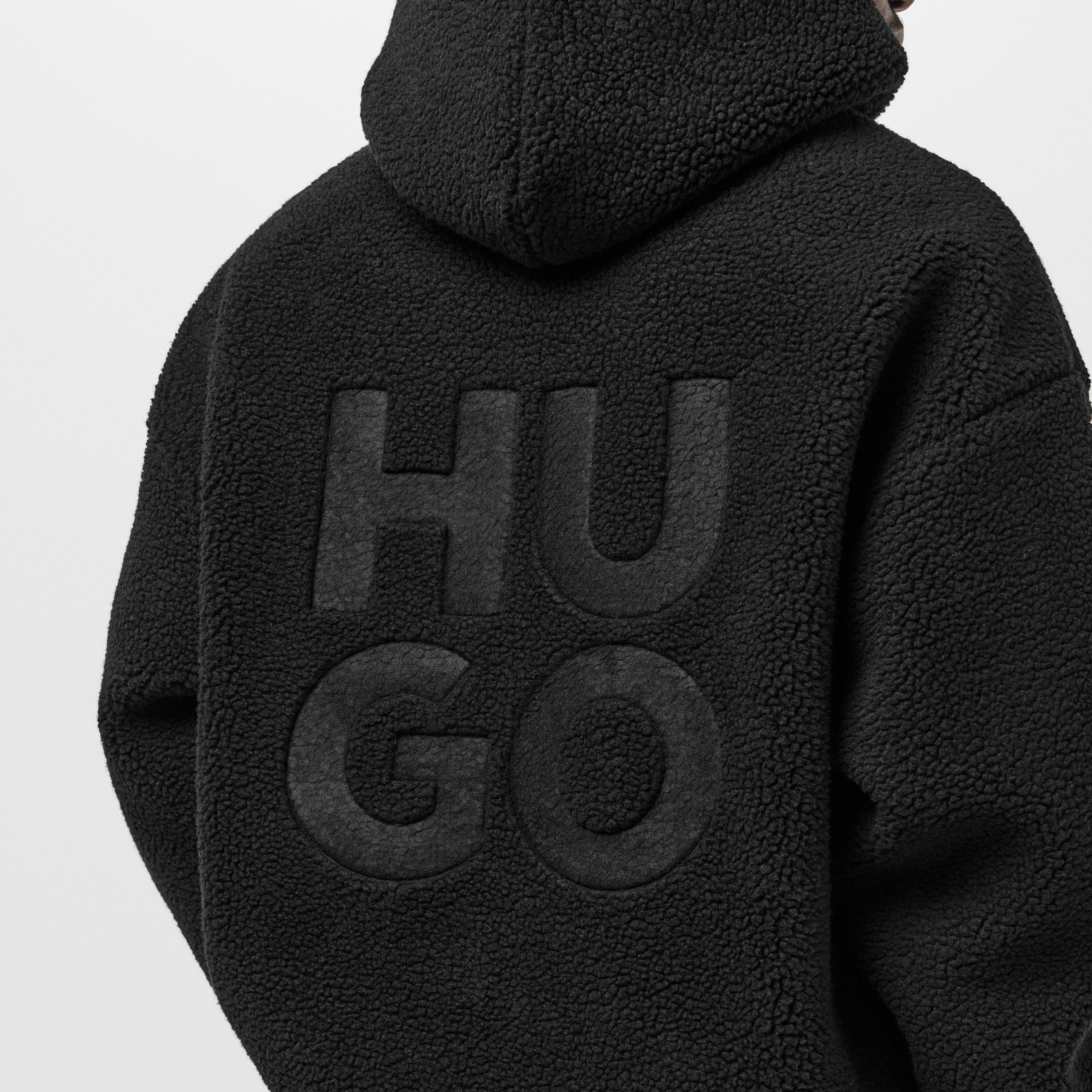 Black - Hugo - Men's Dotato 01 Hoodie - 5