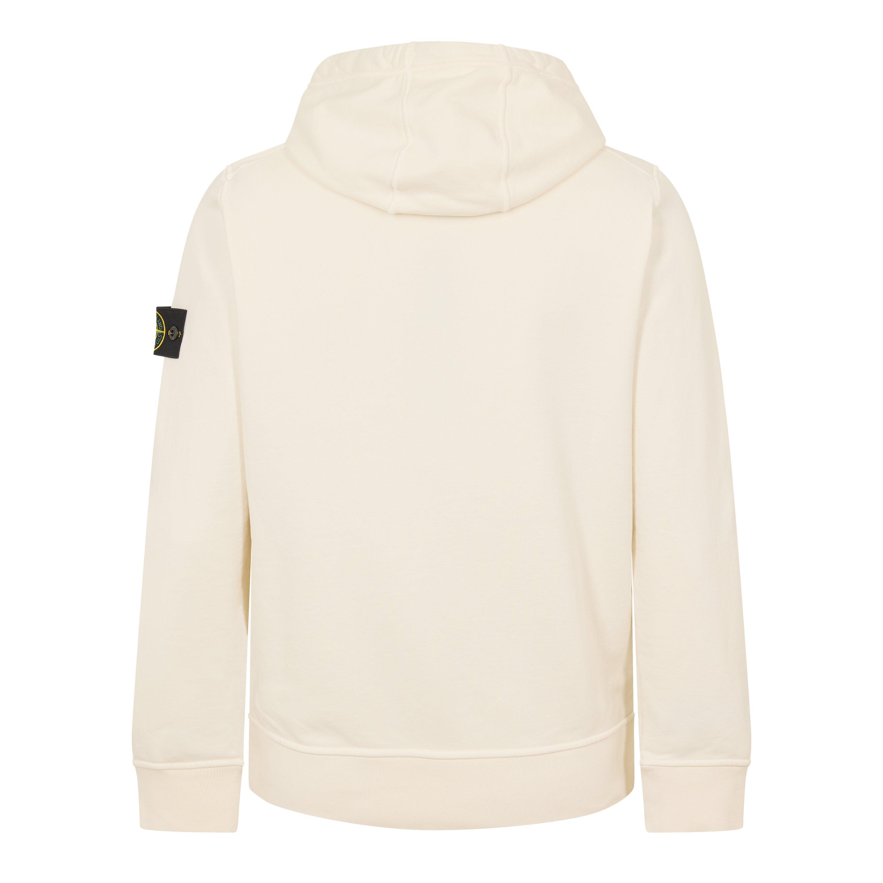 Ivory V0093 - Stone Island - Men's Overhead Hoodie - 2