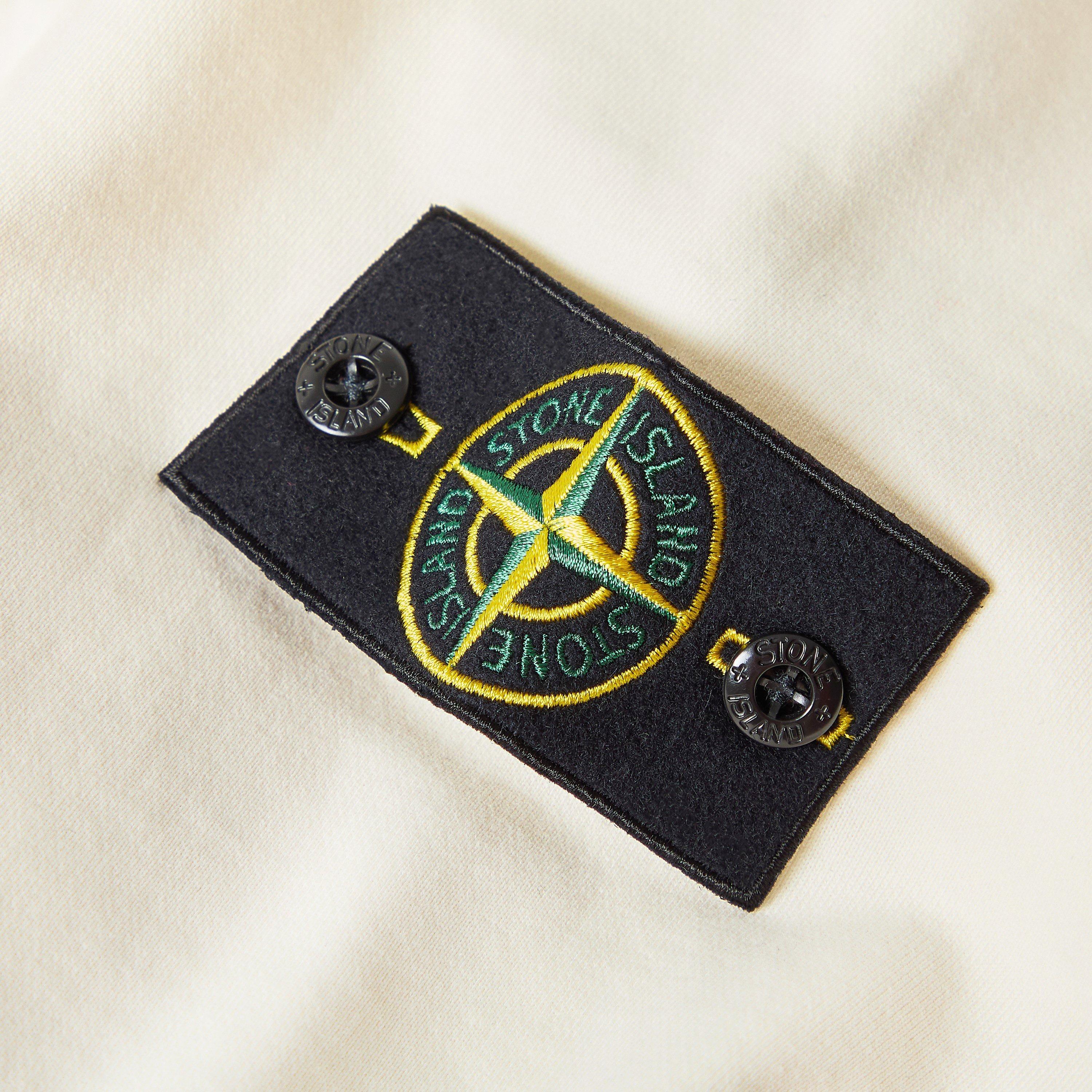 Ivory V0093 - Stone Island - Men's Overhead Hoodie - 5