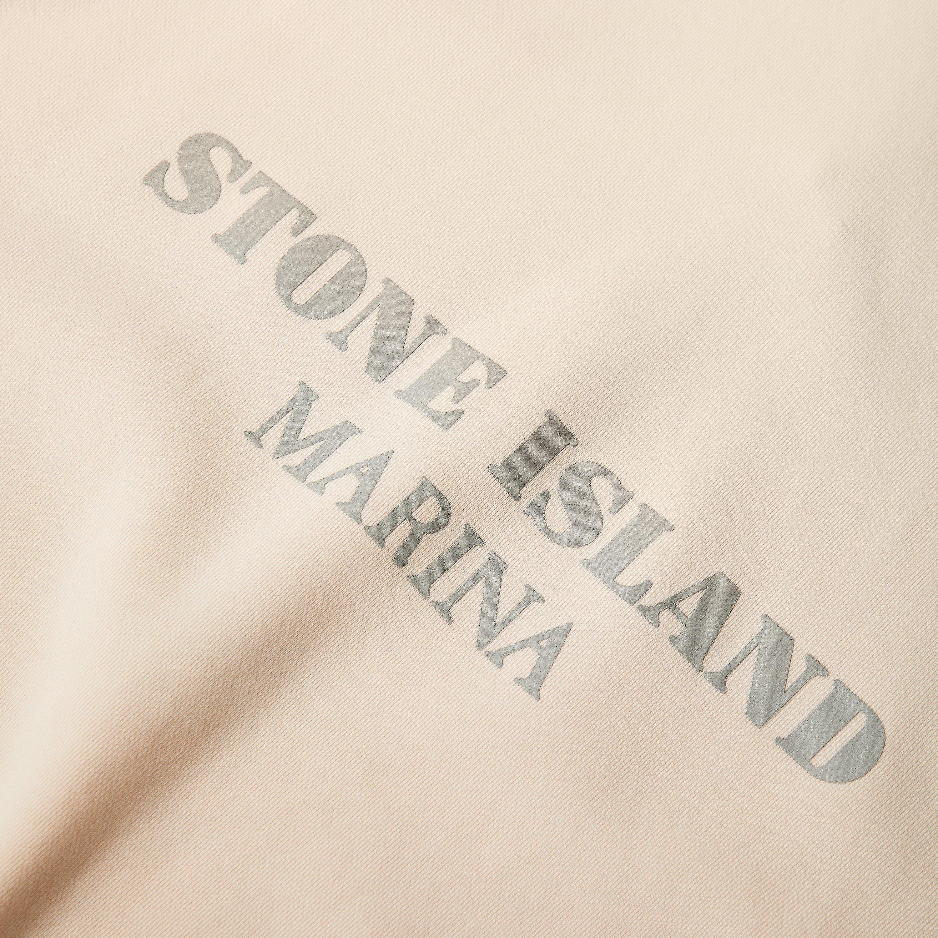 Ivory V0093 - Stone Island Marina - Mens Marina Hoodie - 5